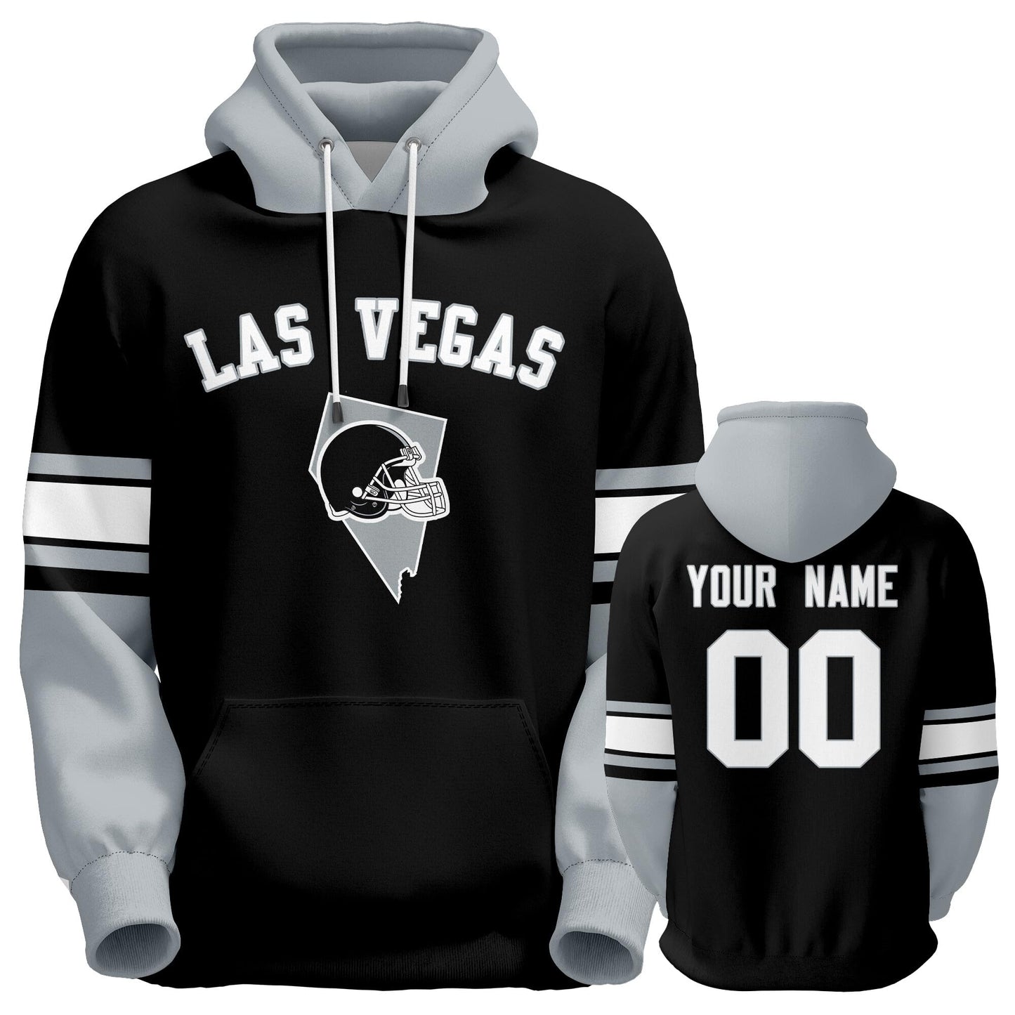 Custom Football Hoodie Personalized Team Pullover Sweatshirt