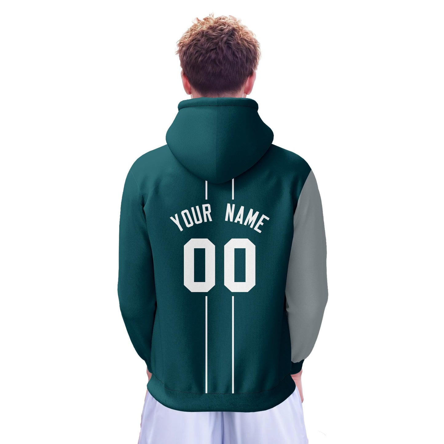 Custom Football Hoodie City Mascots Hooded Sweatshirt Personalized Name Number Fans Gift