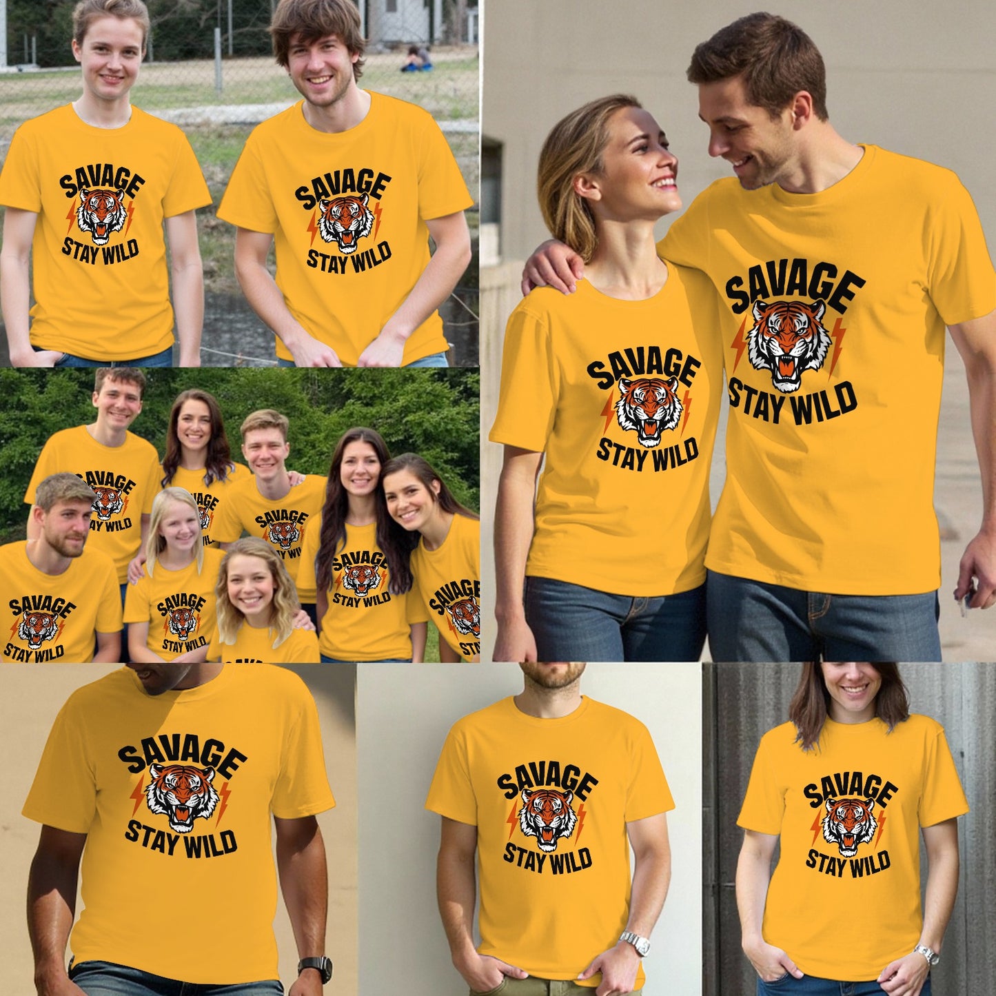 Savage Stay Wild Tee Shirt