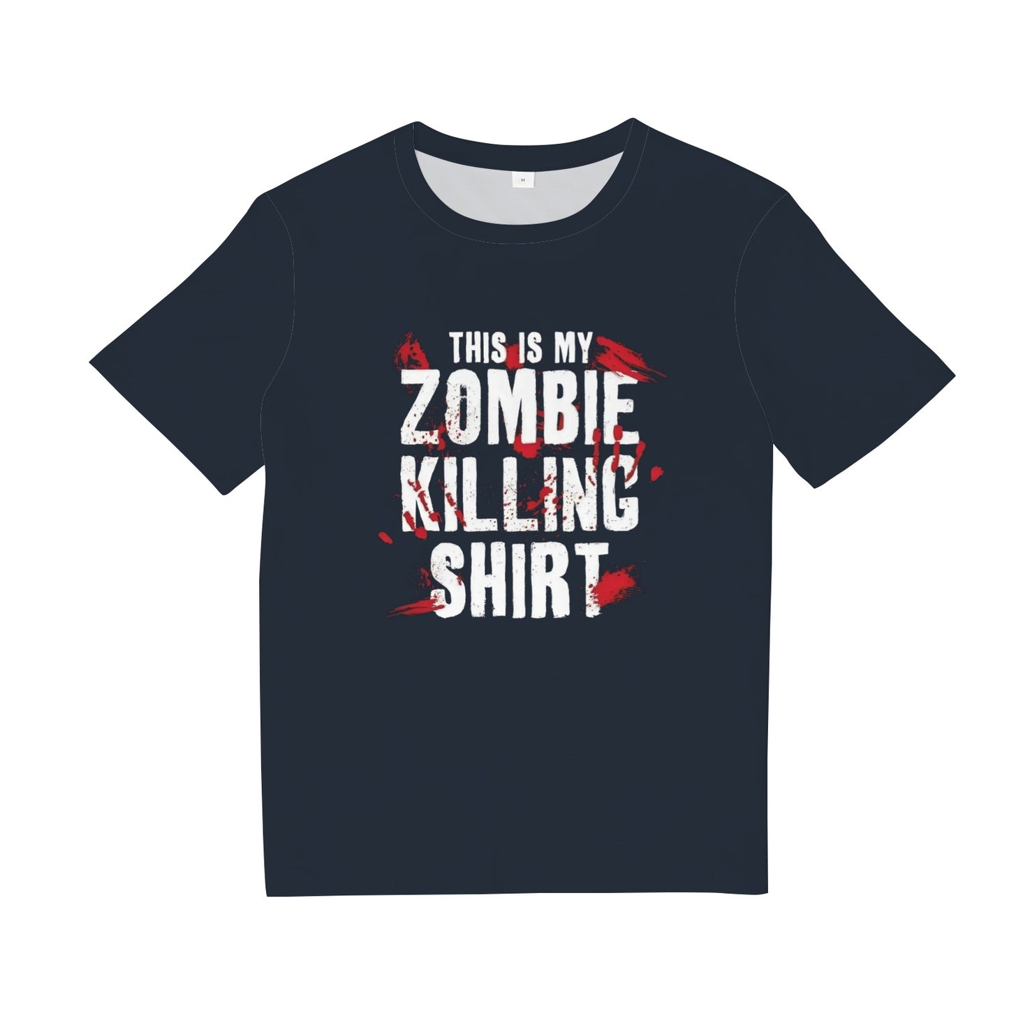 This Is My Zombie Killing T Shirt Round Neck T-Shirt