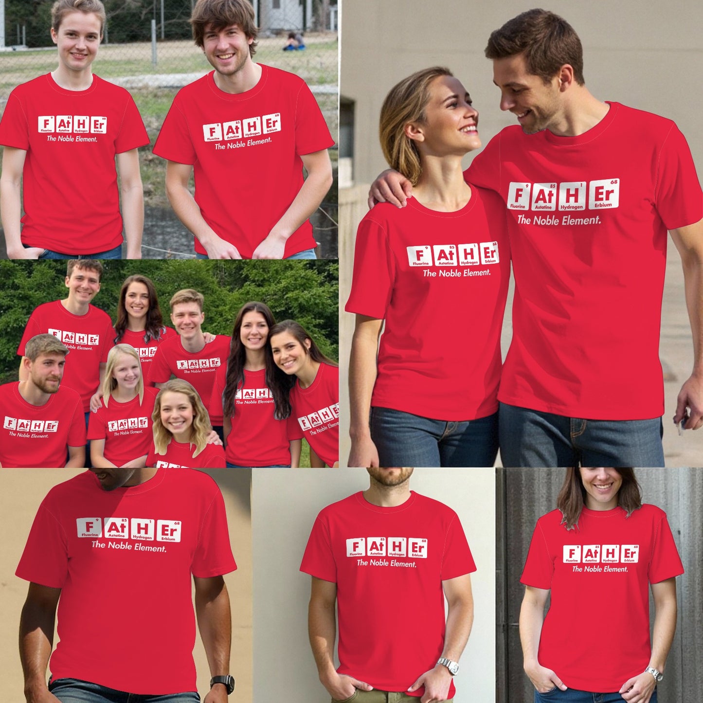 Fashions Fathers Day Funny Elements T-Shirt