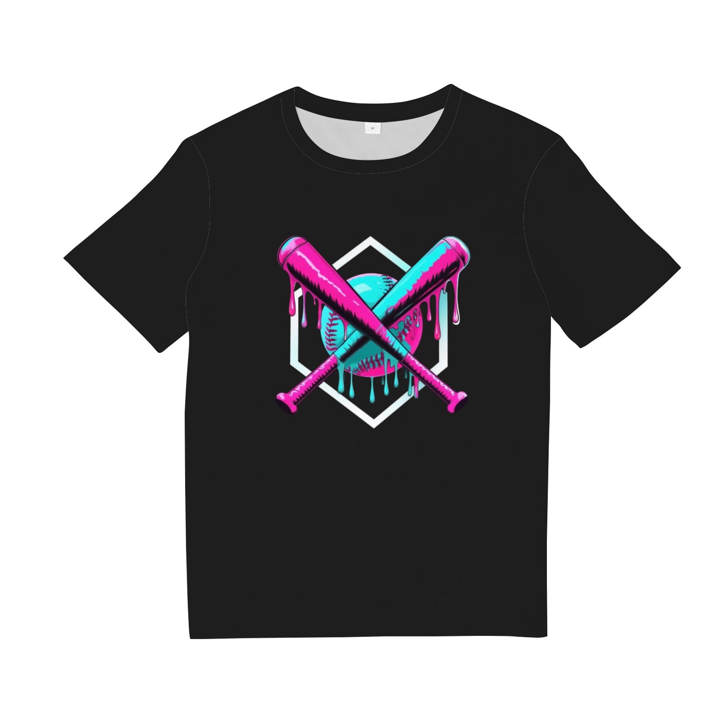 Baseball Drip Ice Cream Drip Baseball T-Shirt