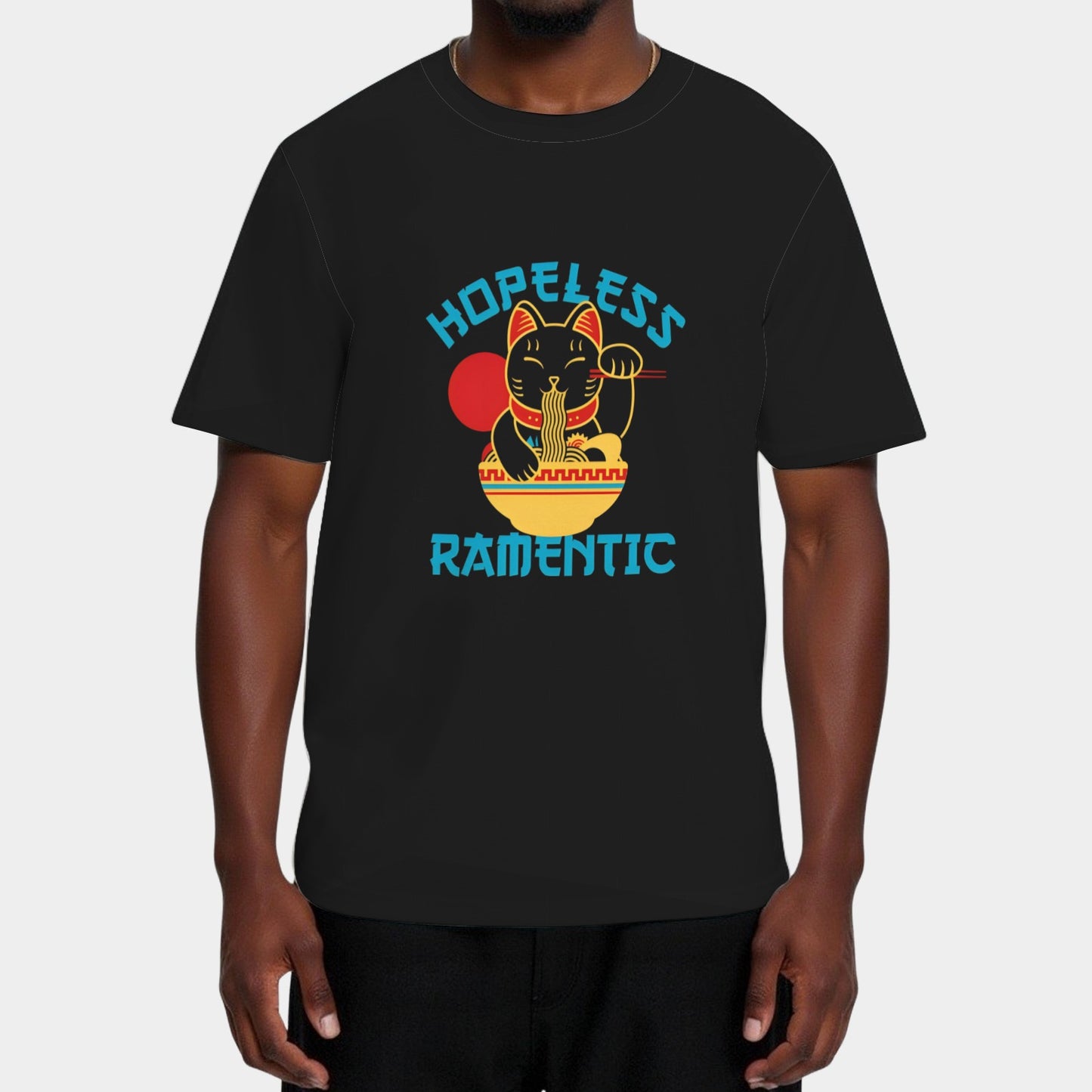 Hopeless Ramentic Cat Ramen T-Shirt