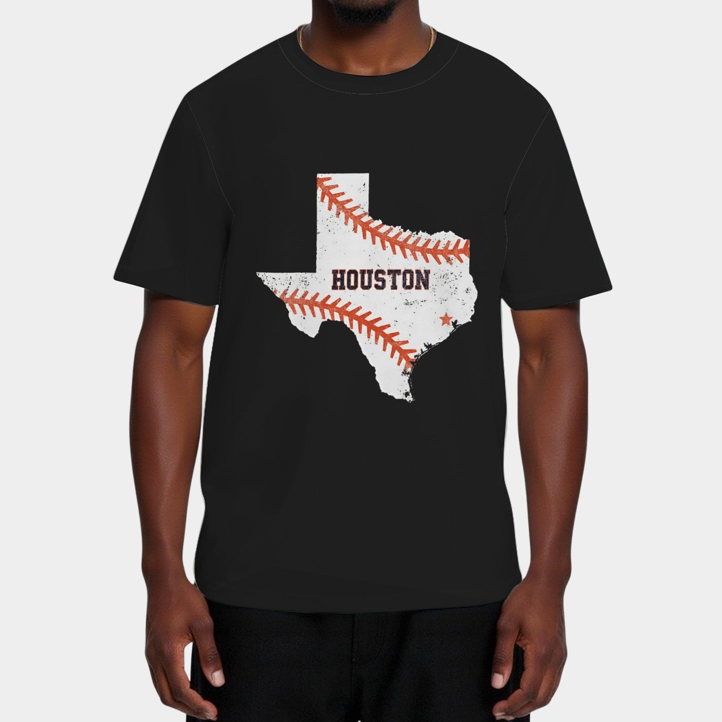 Houston Baseball Vintage Distressed T-Shirt