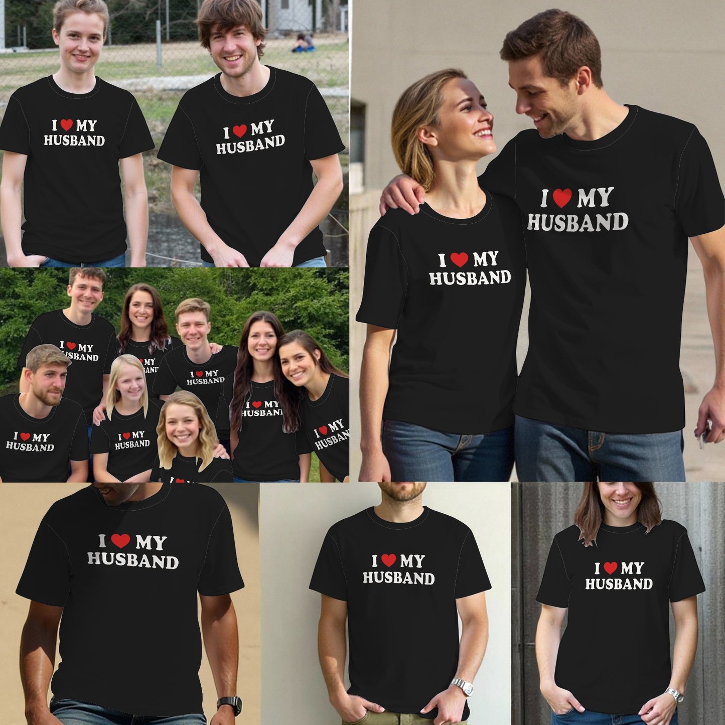 I Love Husband Tee Shirts