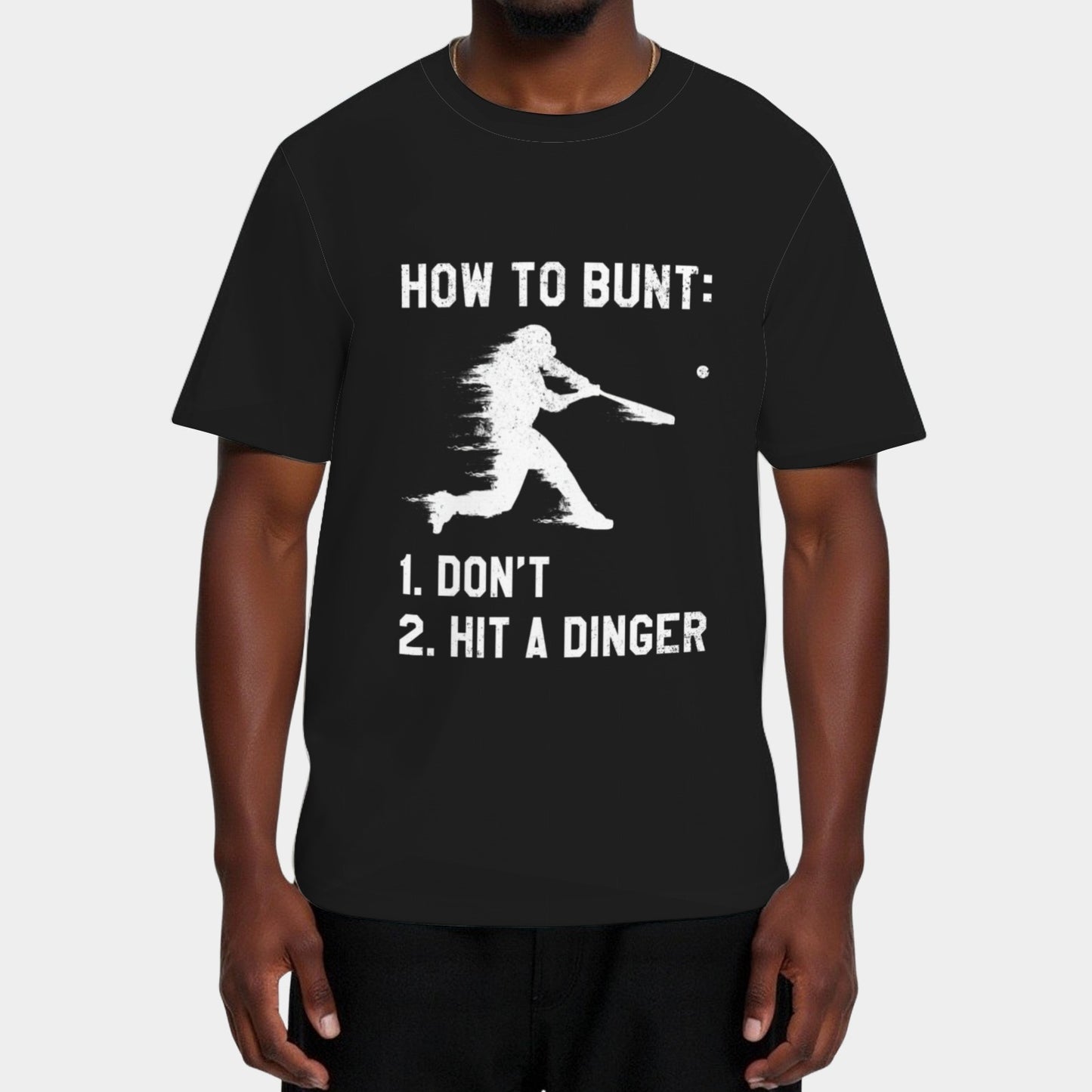 Funny Baseball Player Home Run Fun Humor T-Shirt
