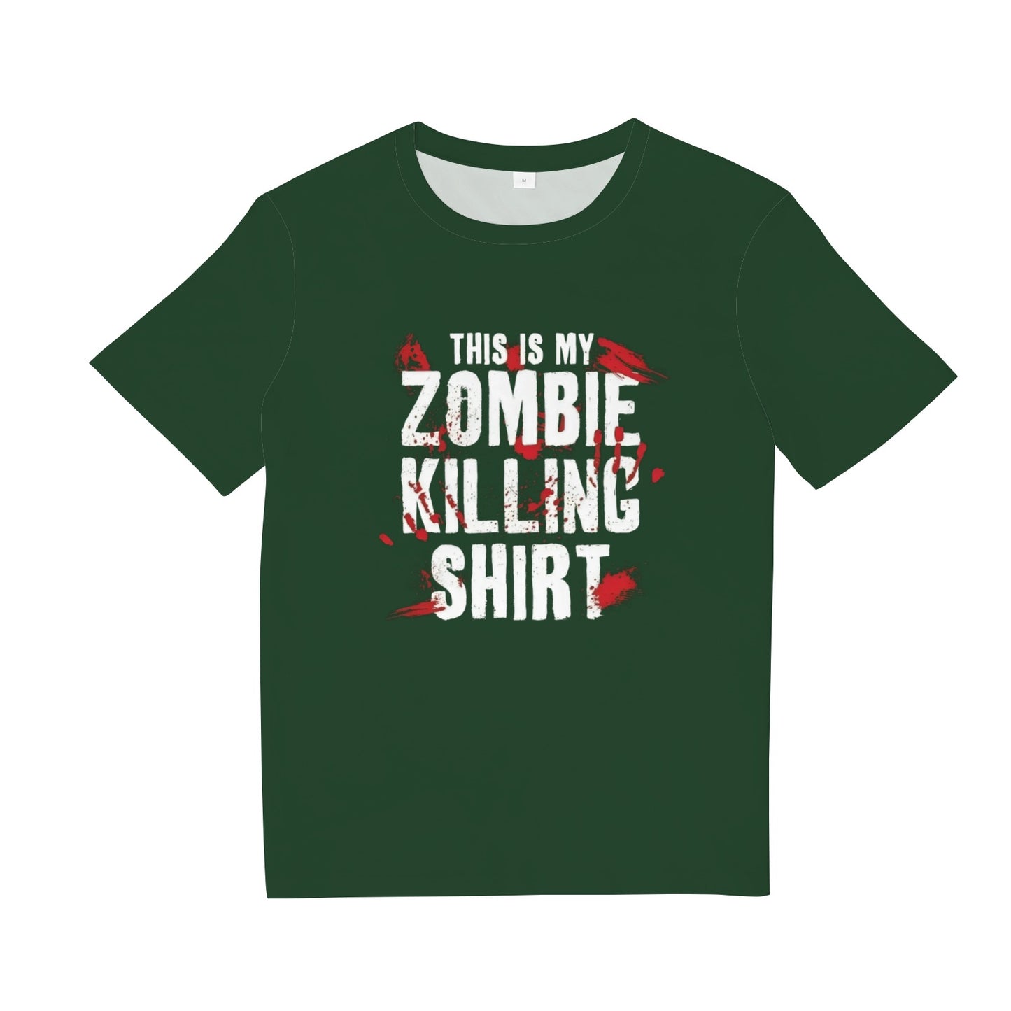 This Is My Zombie Killing T Shirt Round Neck T-Shirt