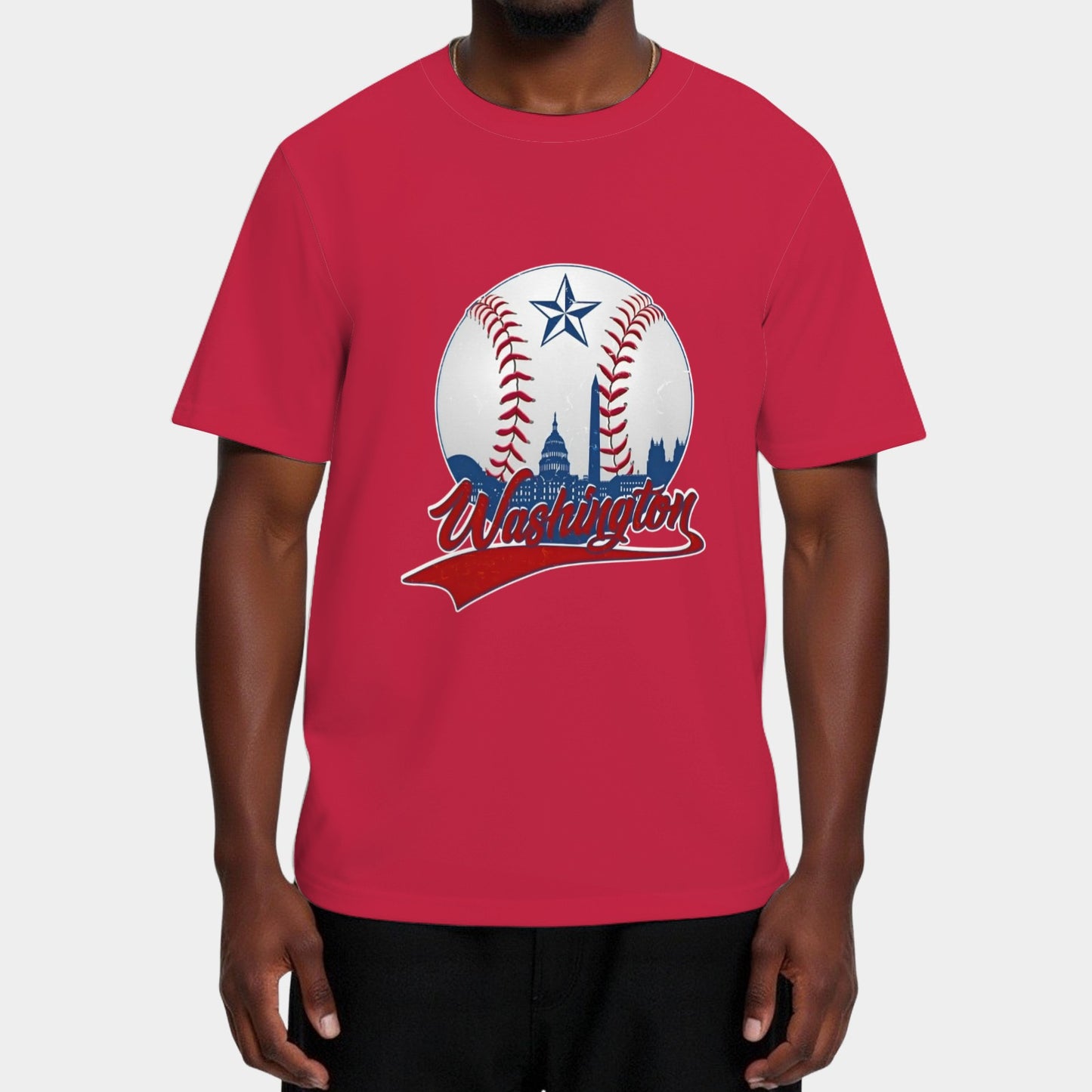 Washington Baseball Vintage Style Fan T-Shirt