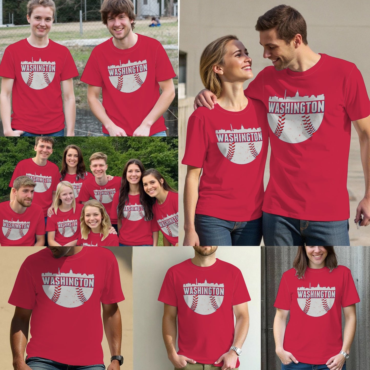 Washington Baseball Vintage T-Shirt