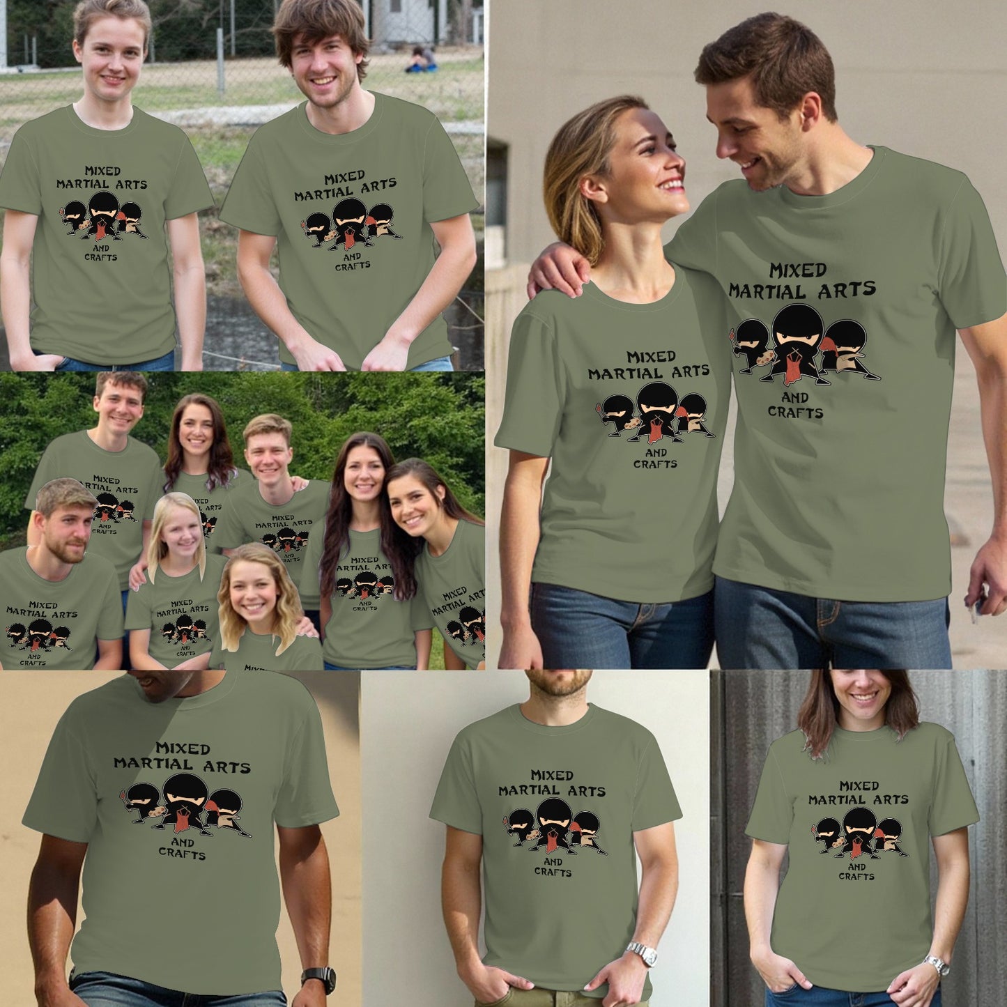 Mixed Martial Arts and Crafts T-Shirt