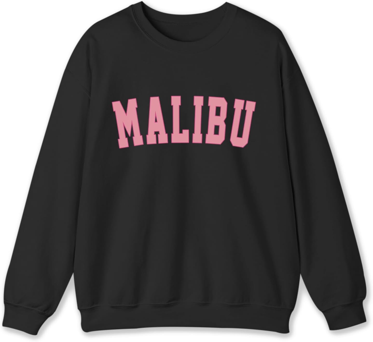 Cute Preppy Oversized Crewneck Sweatshirt for Teen Girls Aesthetic