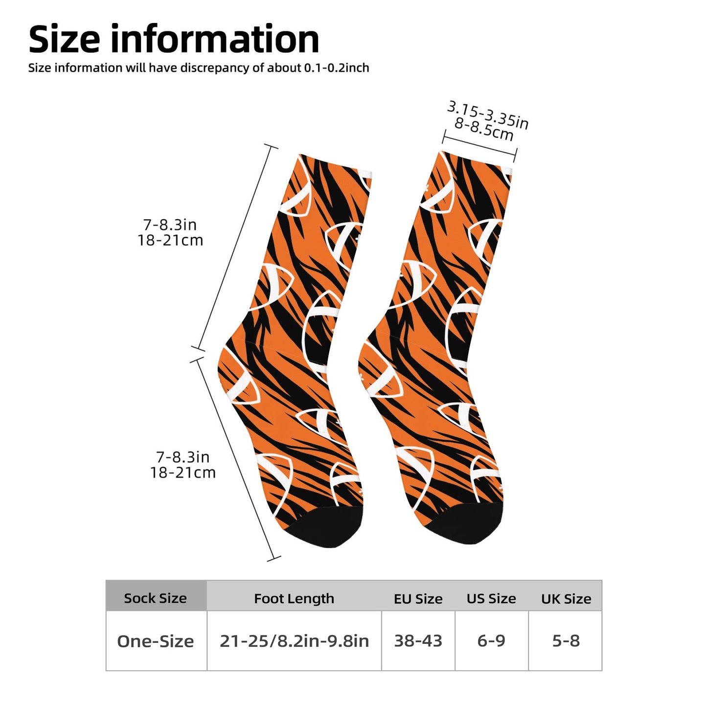 Custom Socks for Denver Football Fans