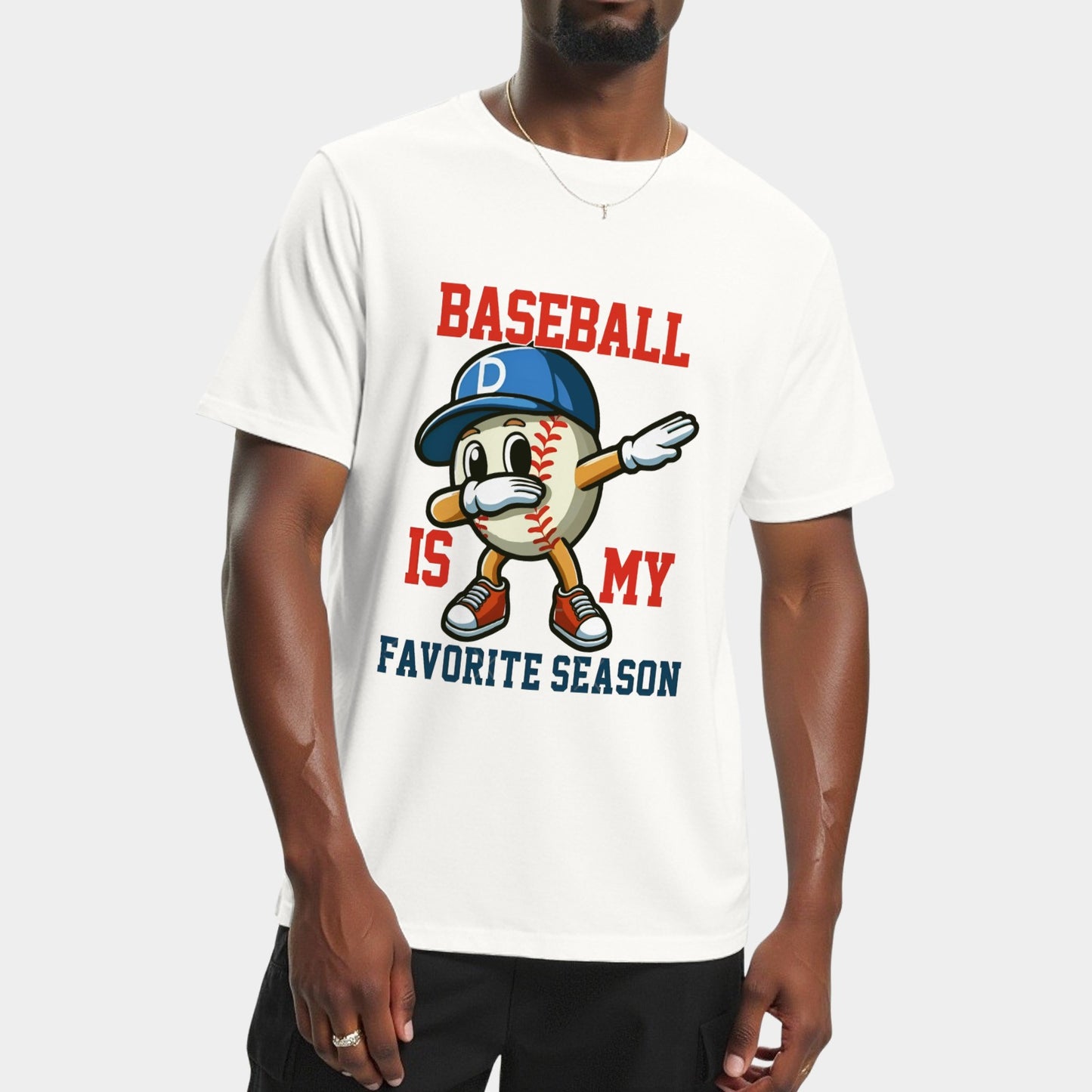 Dabbing Baseball Is My favorite Season T-Shirt