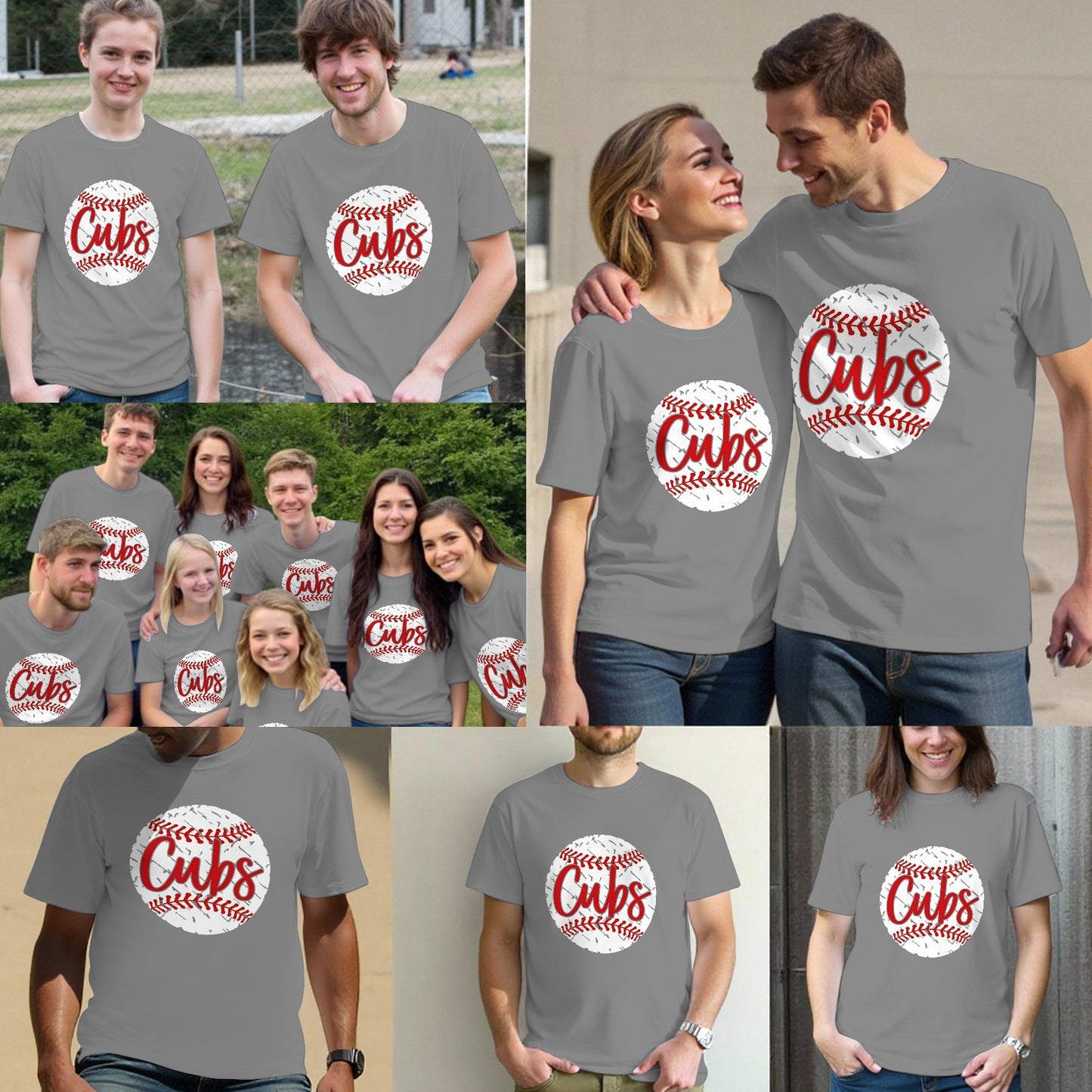 Cubs Baseball Fan Spirit T-Shirt