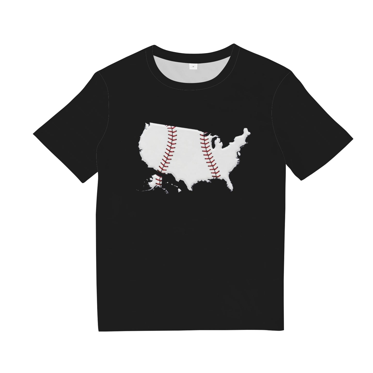 US Map American Baseball T-Shirt