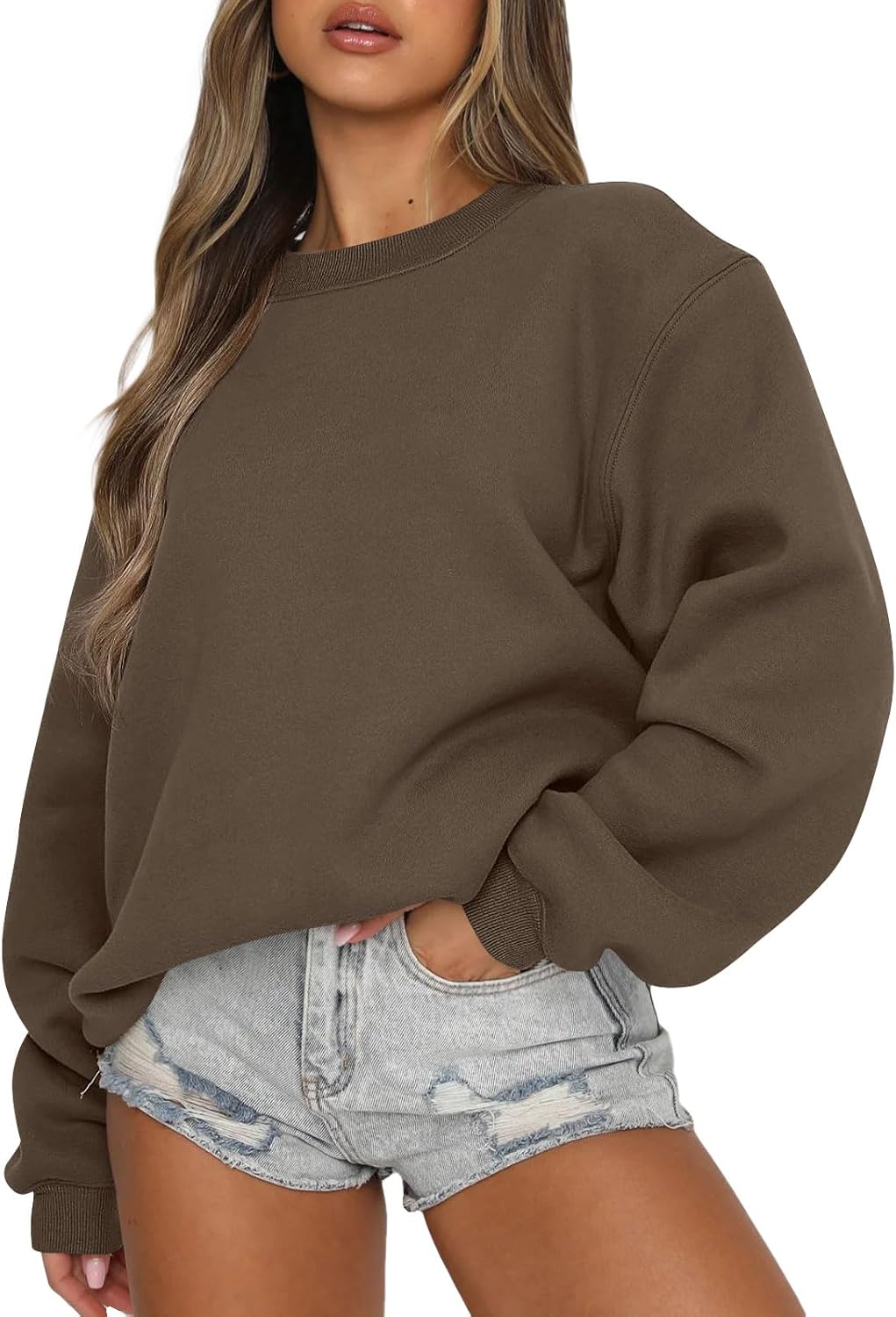 Womens Sweatshirts Oversized Crewneck Y2K Hoodies