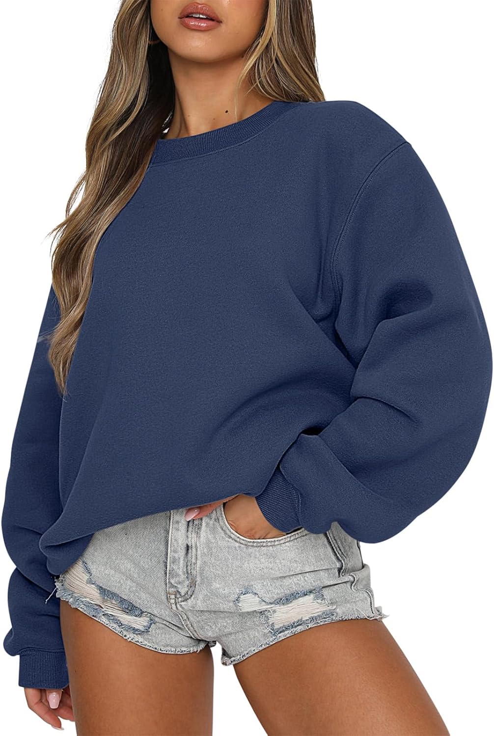 Womens Sweatshirts Crewneck Oversized Pullover Sweaters