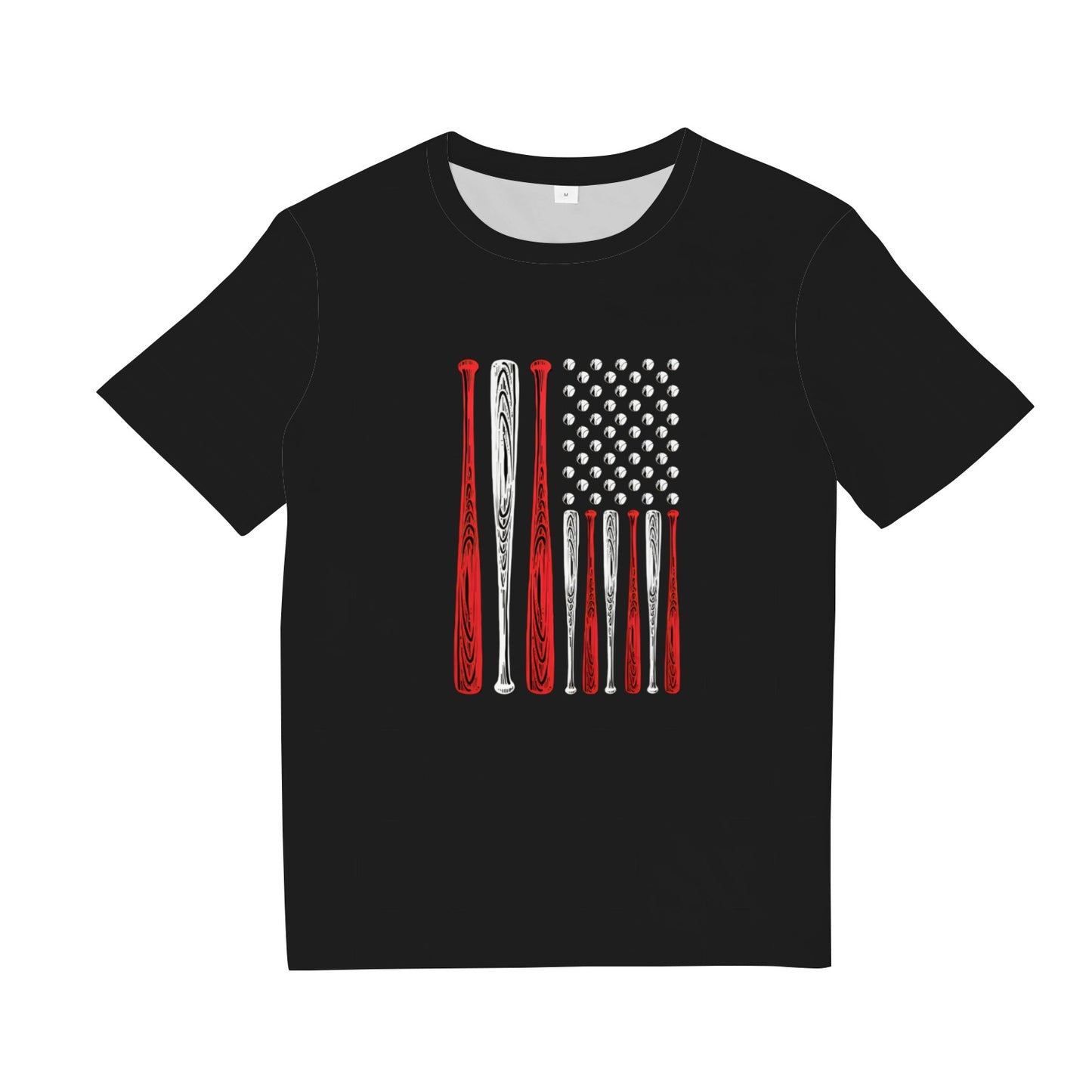 Vintage Baseball American Flag Shirt