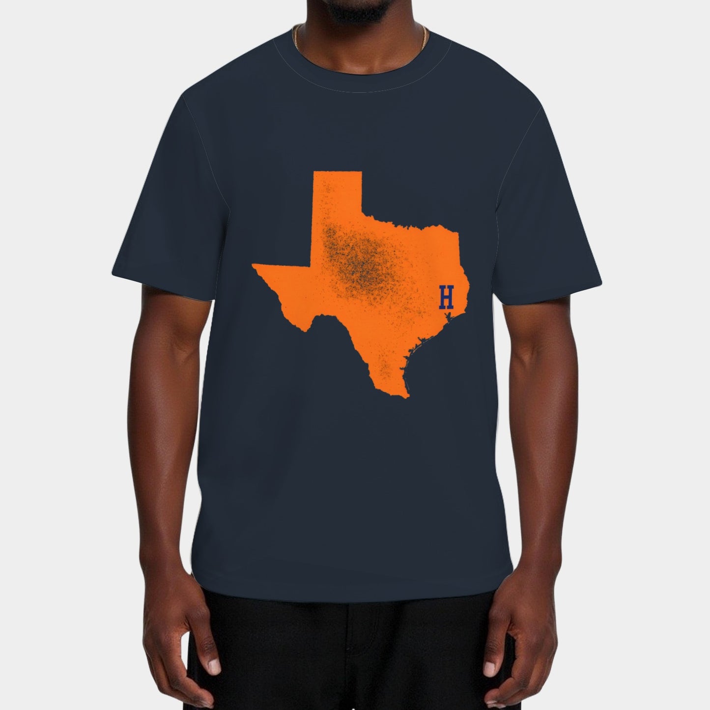 Distressed Houston Texas Baseball Fan T-Shirt