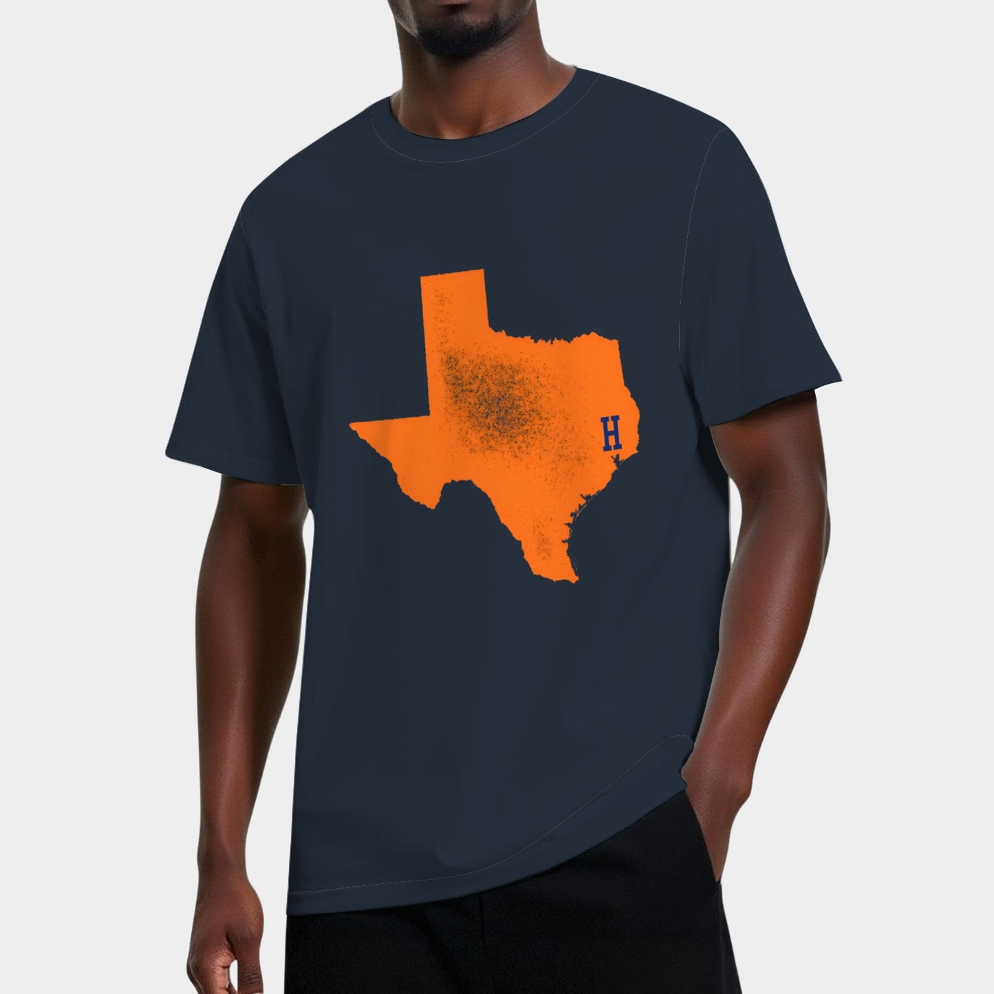 Distressed Houston Texas Baseball Fan T-Shirt