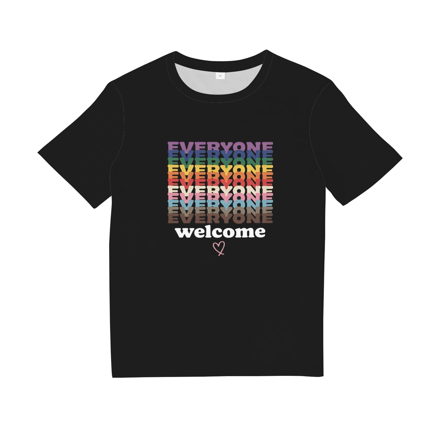 Everyone Is Welcome Here Pride Month LGBTQ Rainbow Gay Pride T-Shirt