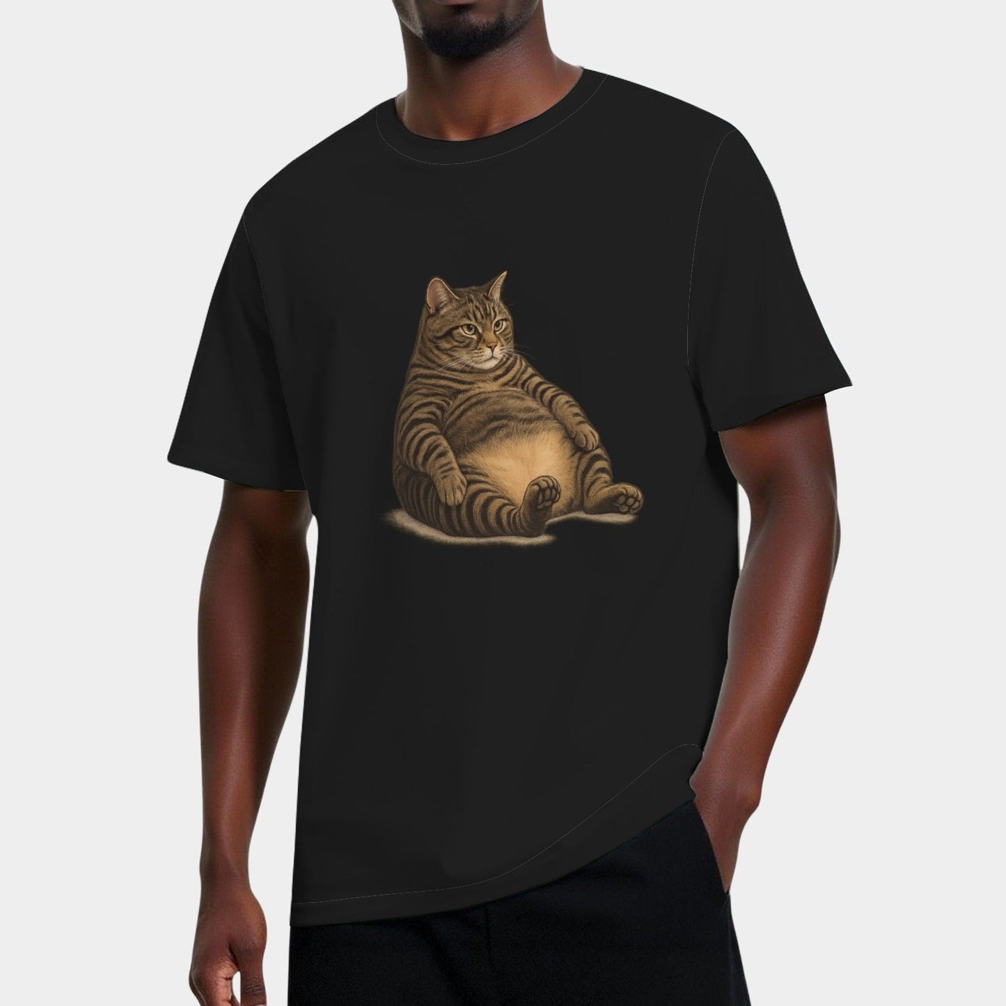 Funny Fat Cat Fat Kitten Cat Lover T-Shirt
