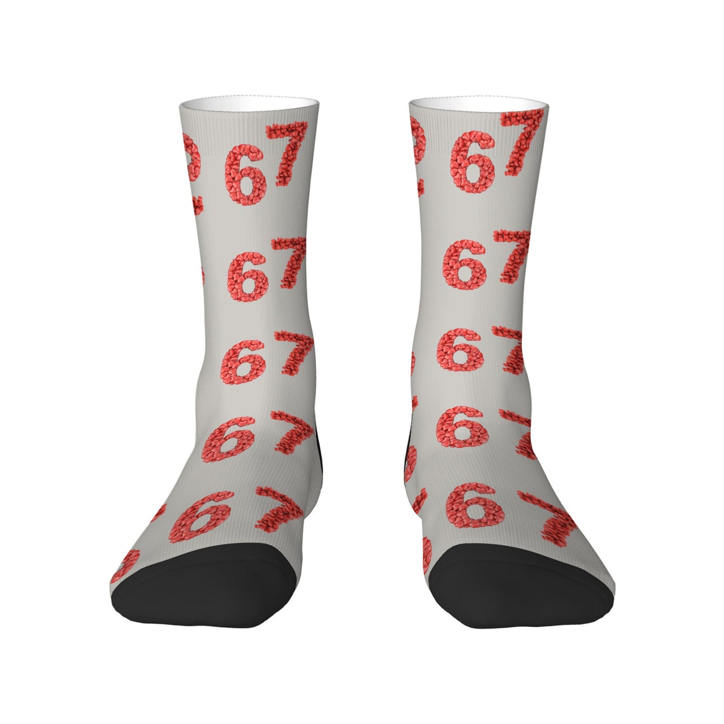Custom Men's Underwear & Socks Set - Six Seven Heart Number