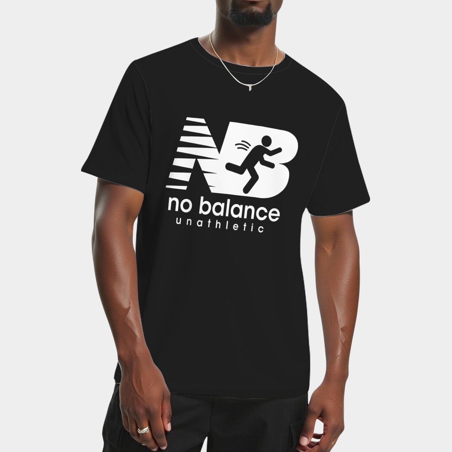 No Balance Unathletic Funny Parody T-Shirt