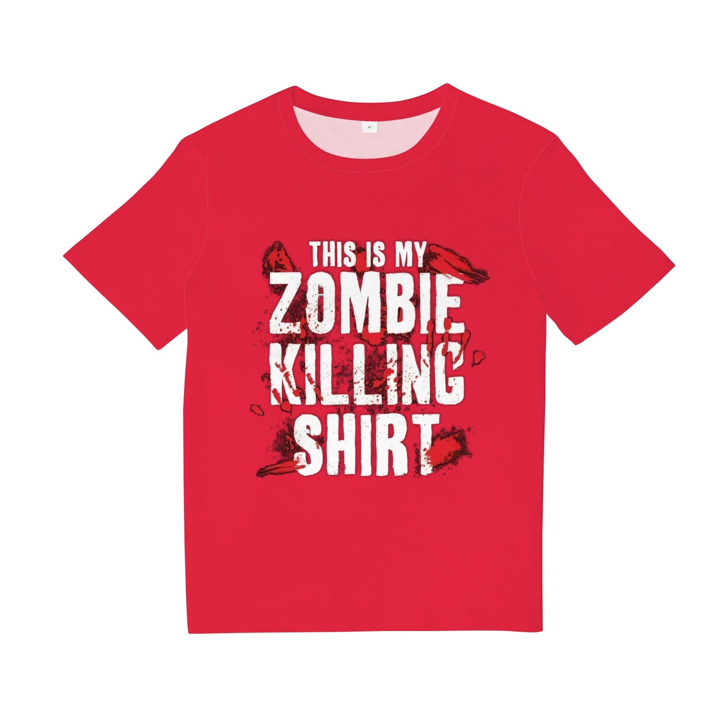 This Is My Zombie Killing T Shirt Round Neck T-Shirt