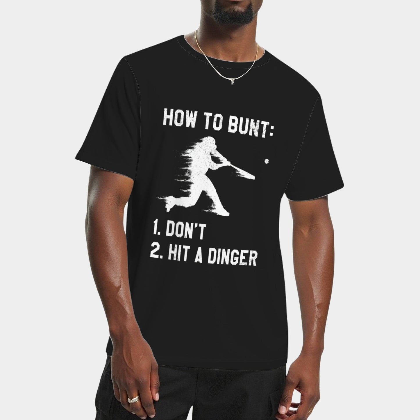 Funny Baseball Player Home Run Fun Humor T-Shirt
