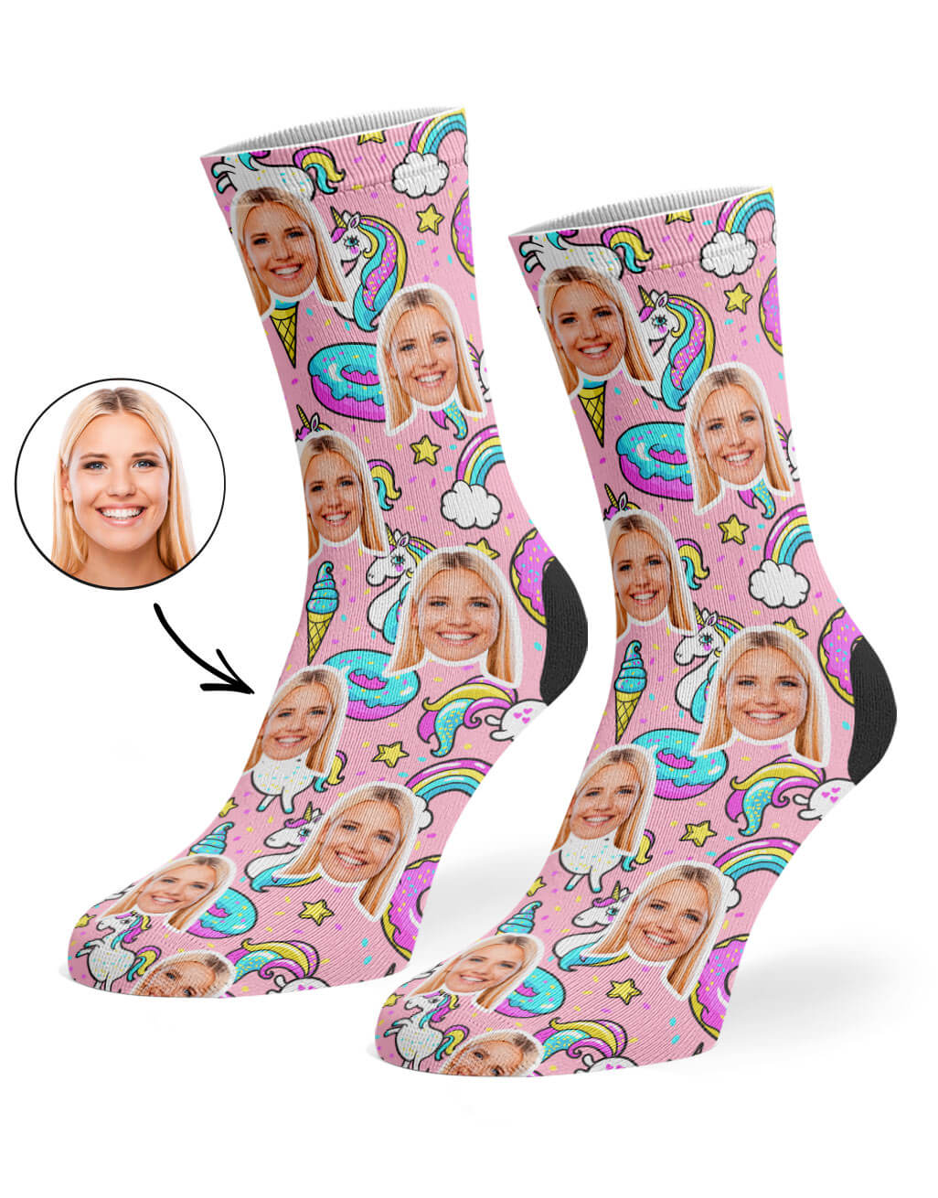 Unicorn & Donut Socks
