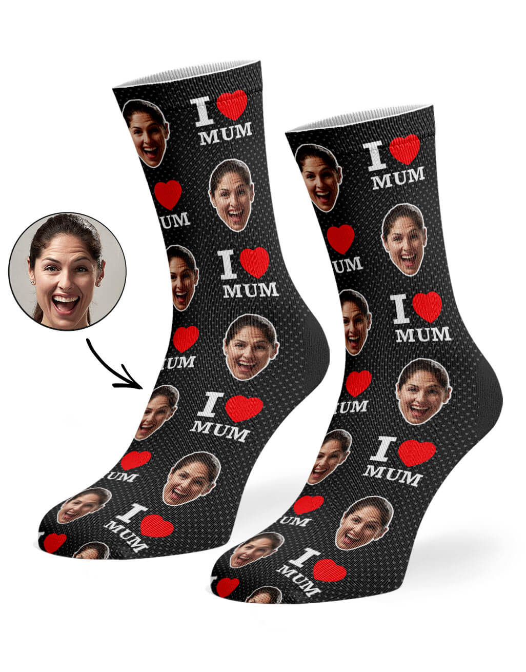 I Love Mum Socks