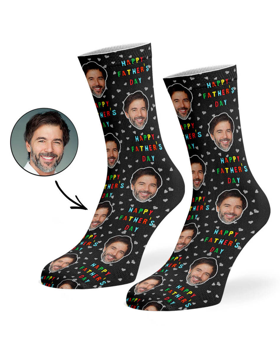 Happy Father's Day Face Socks