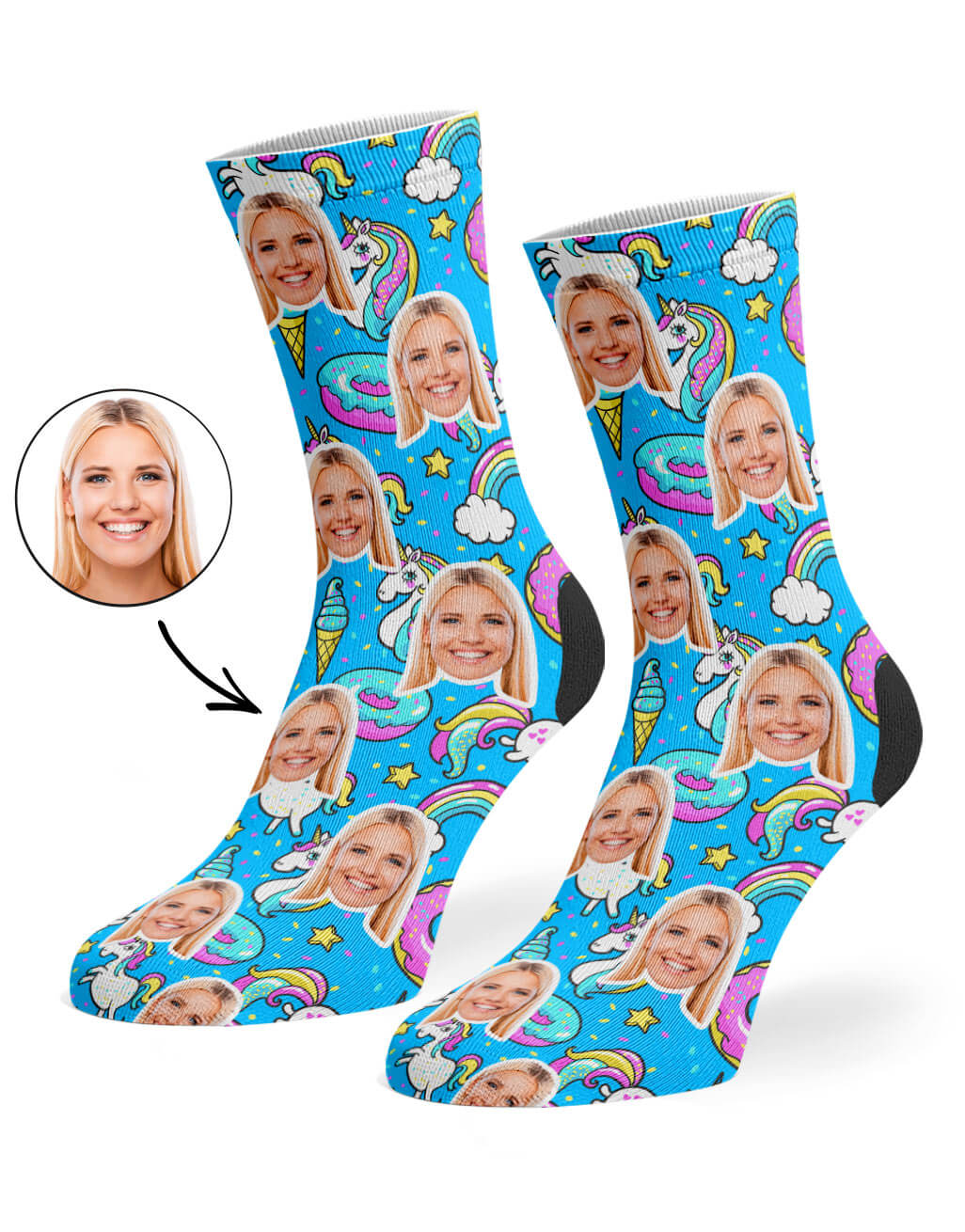 Unicorn & Donut Socks