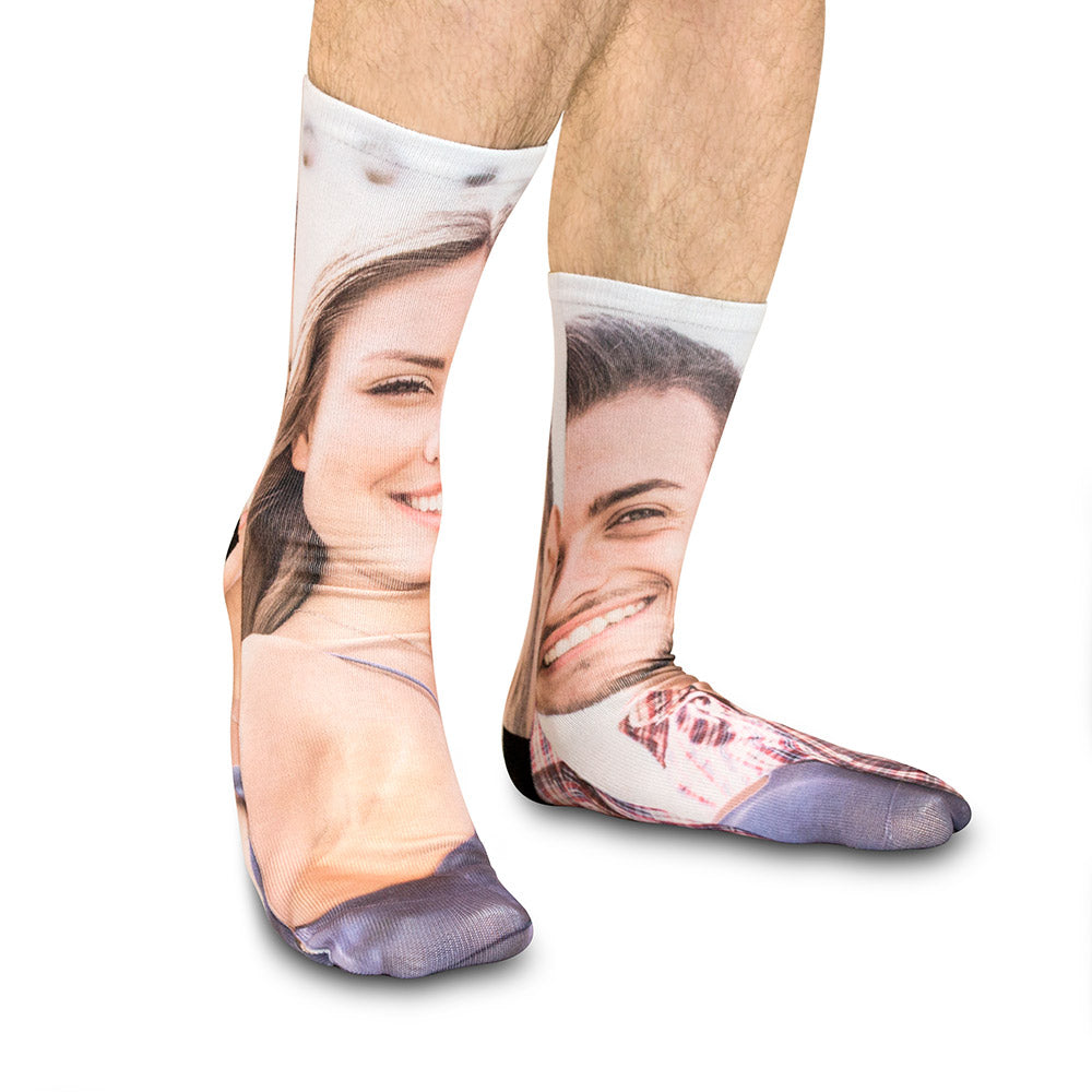 Couples Face Socks