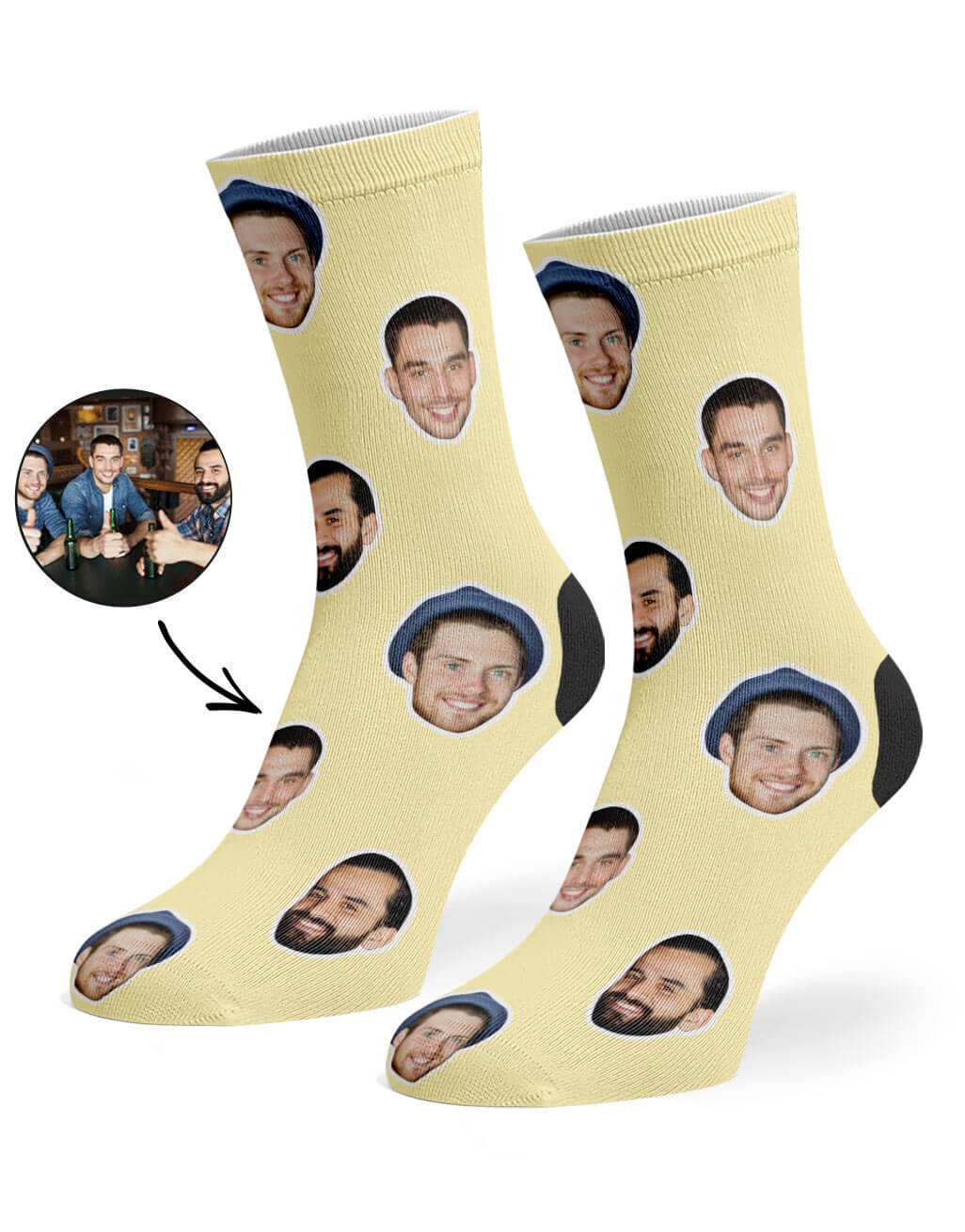 Best Friend Face Socks