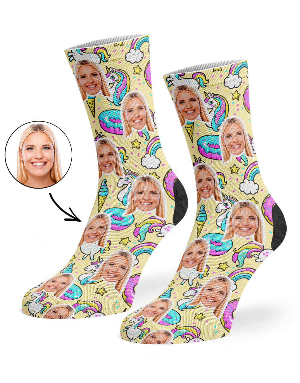 Unicorn & Donut Socks