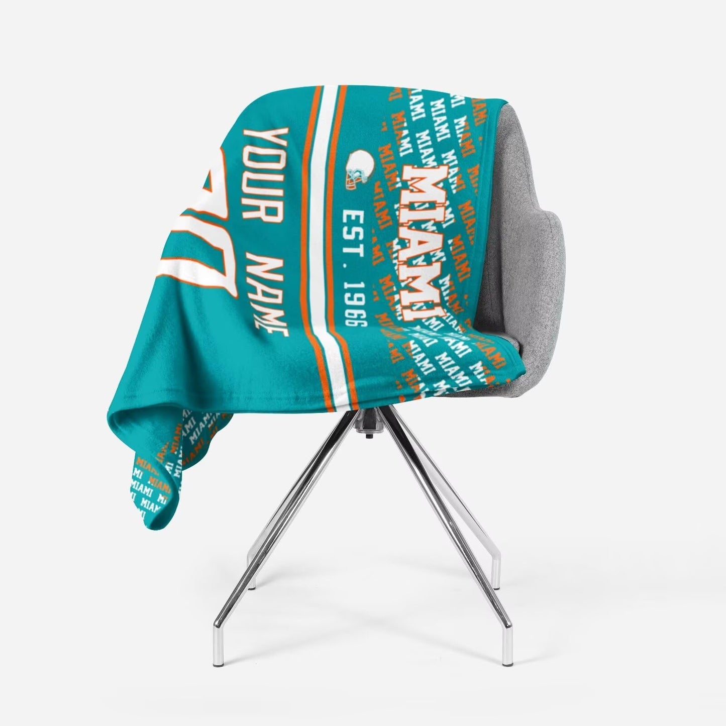 Custom Aqua Throw Blankets Miami City