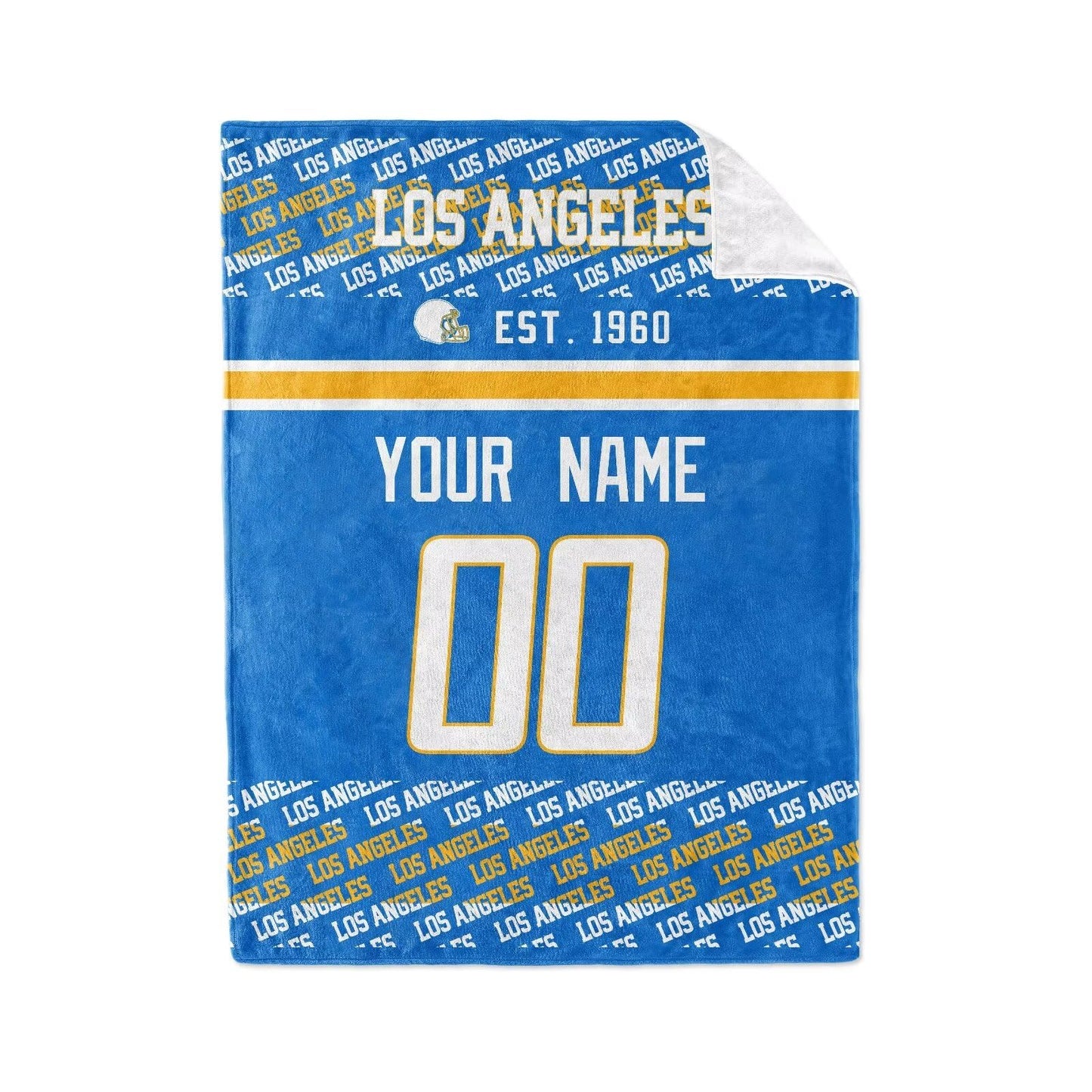 Custom Blue Throw Blankets Los Angeles City