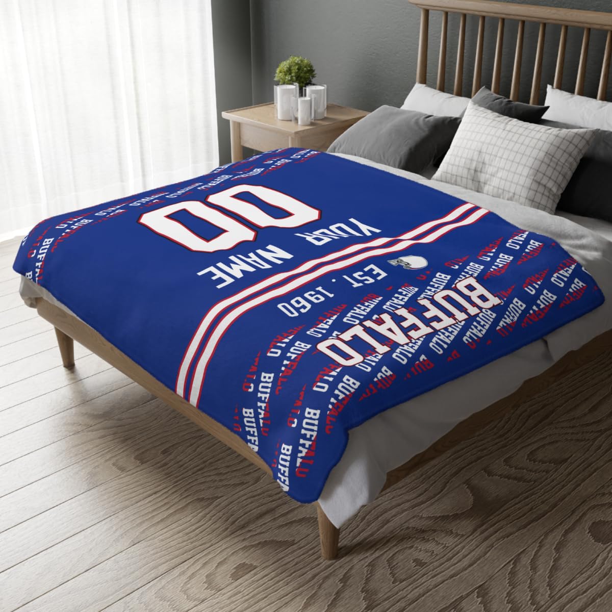 Custom Royal Throw Blankets Buffalo City