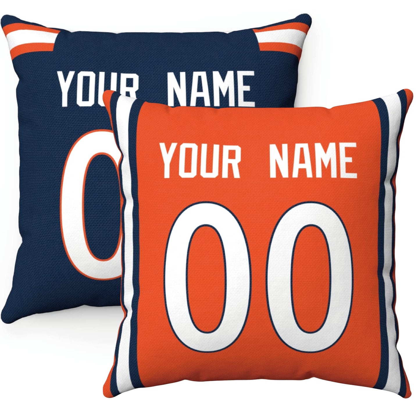 Throw Pillow Denver Custom Any Name and Number