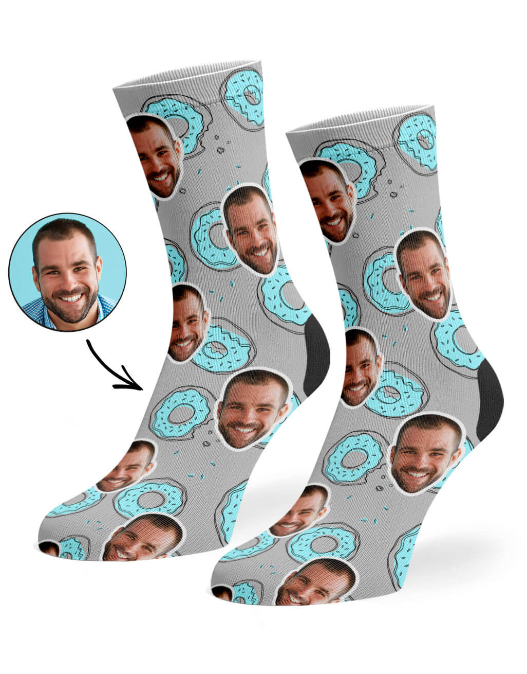 Donut Doodle Socks