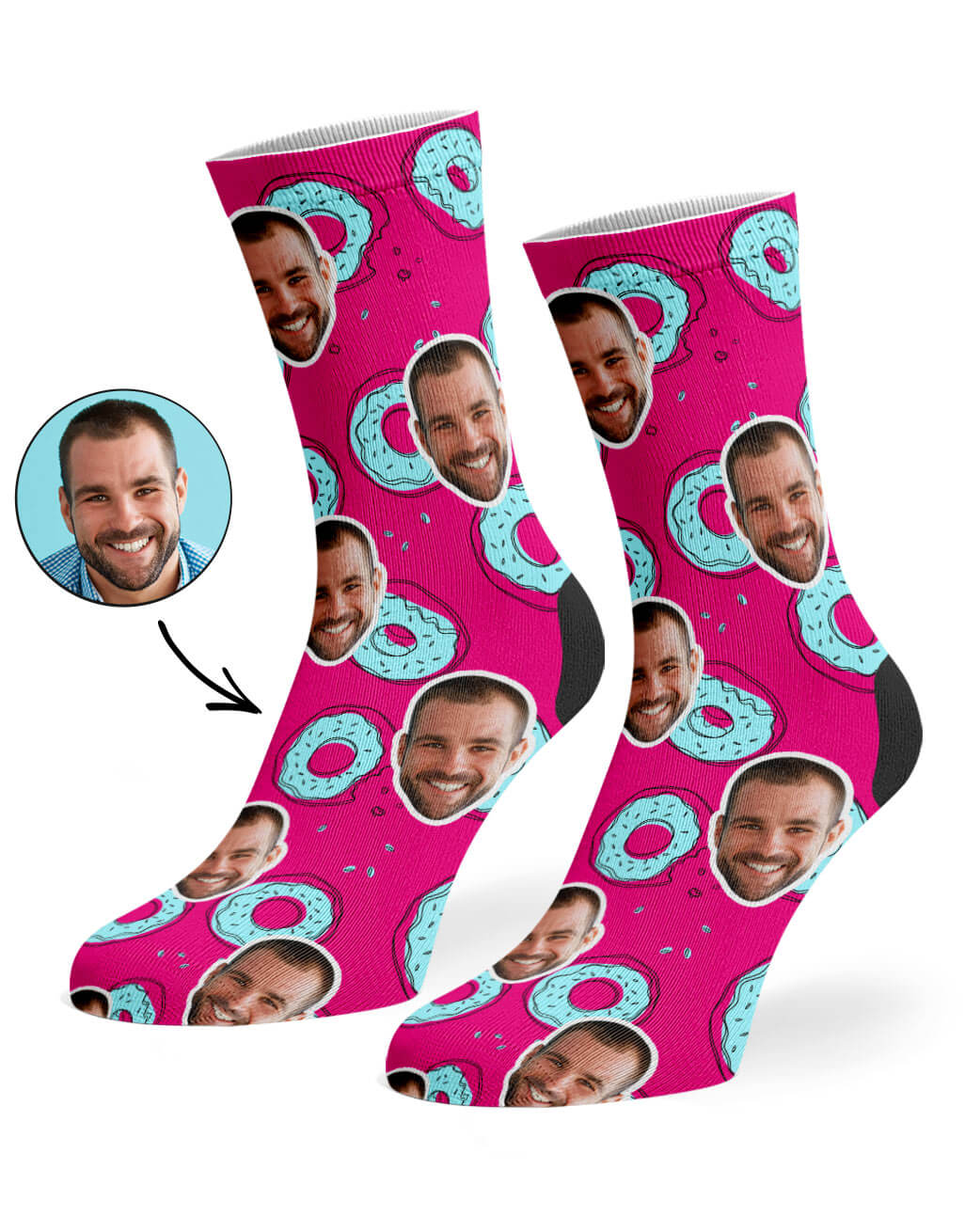 Donut Doodle Socks