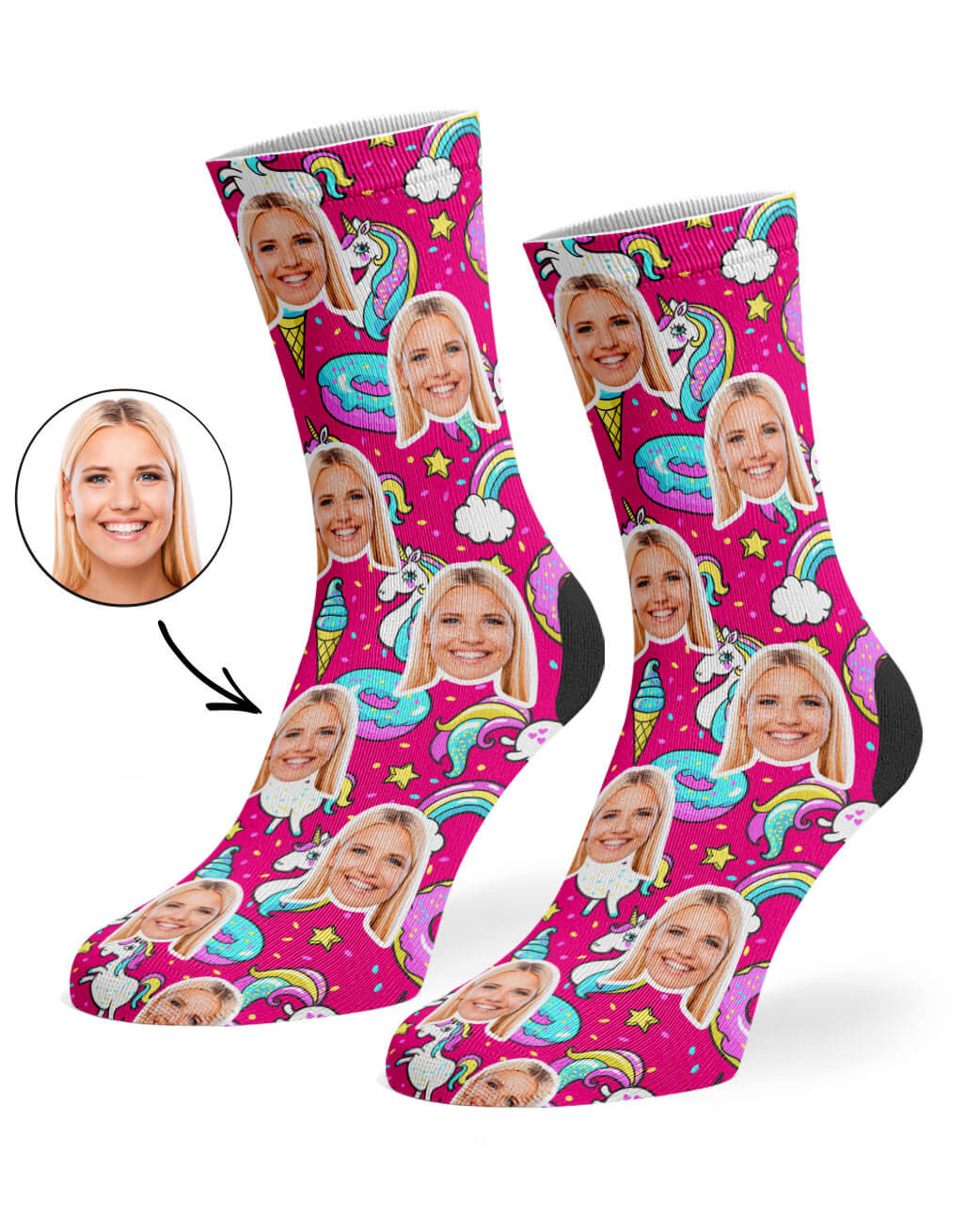 Unicorn & Donut Socks