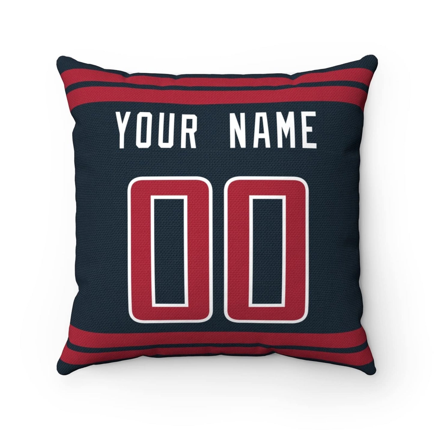 Throw Pillow Houston Custom Any Name and Number