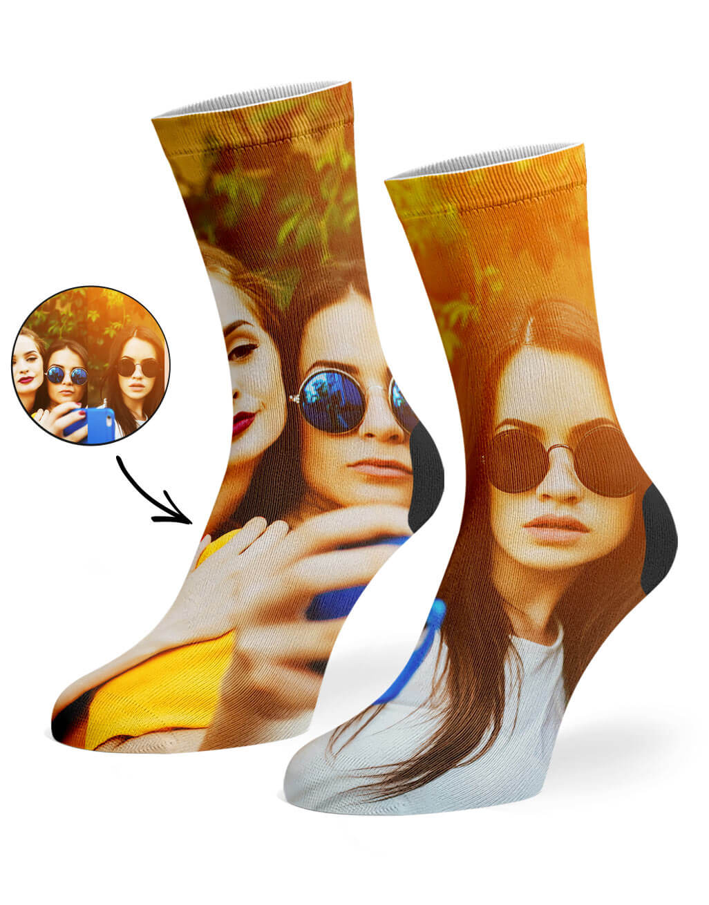 Insta Photo Socks