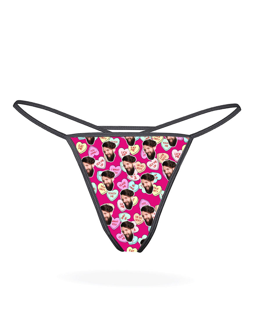 Naughty Love Hearts Thong
