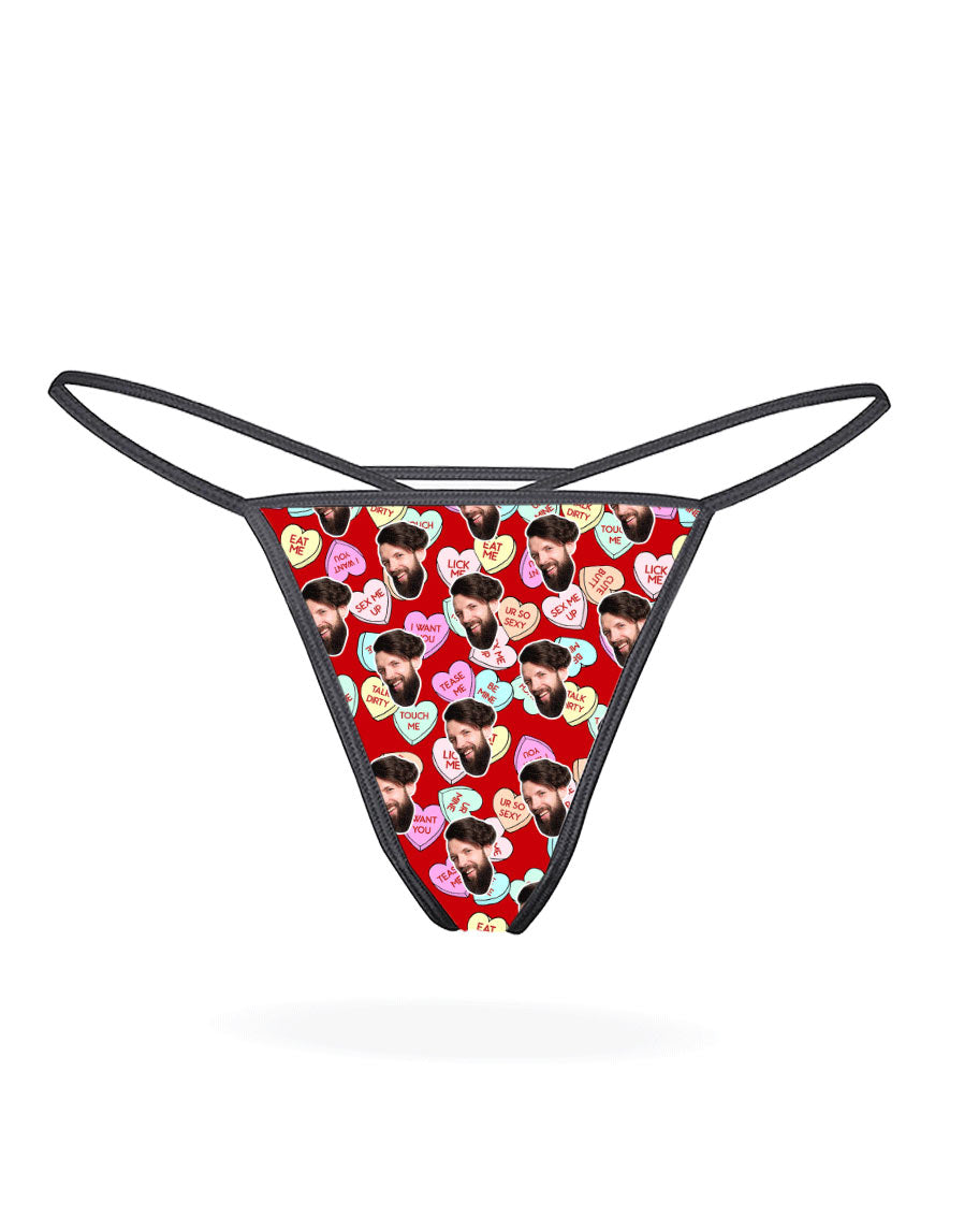 Naughty Love Hearts Thong