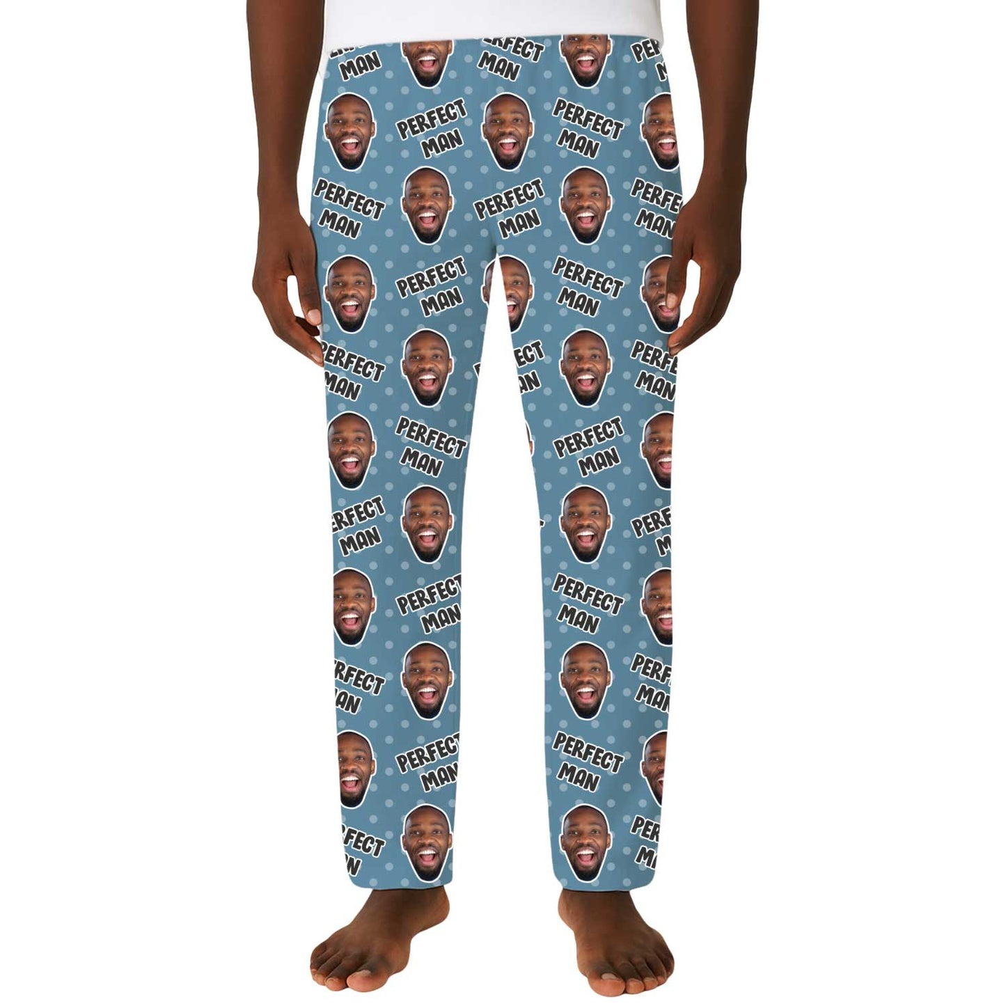 Men's Perfect Man Personalised PJ Bottoms