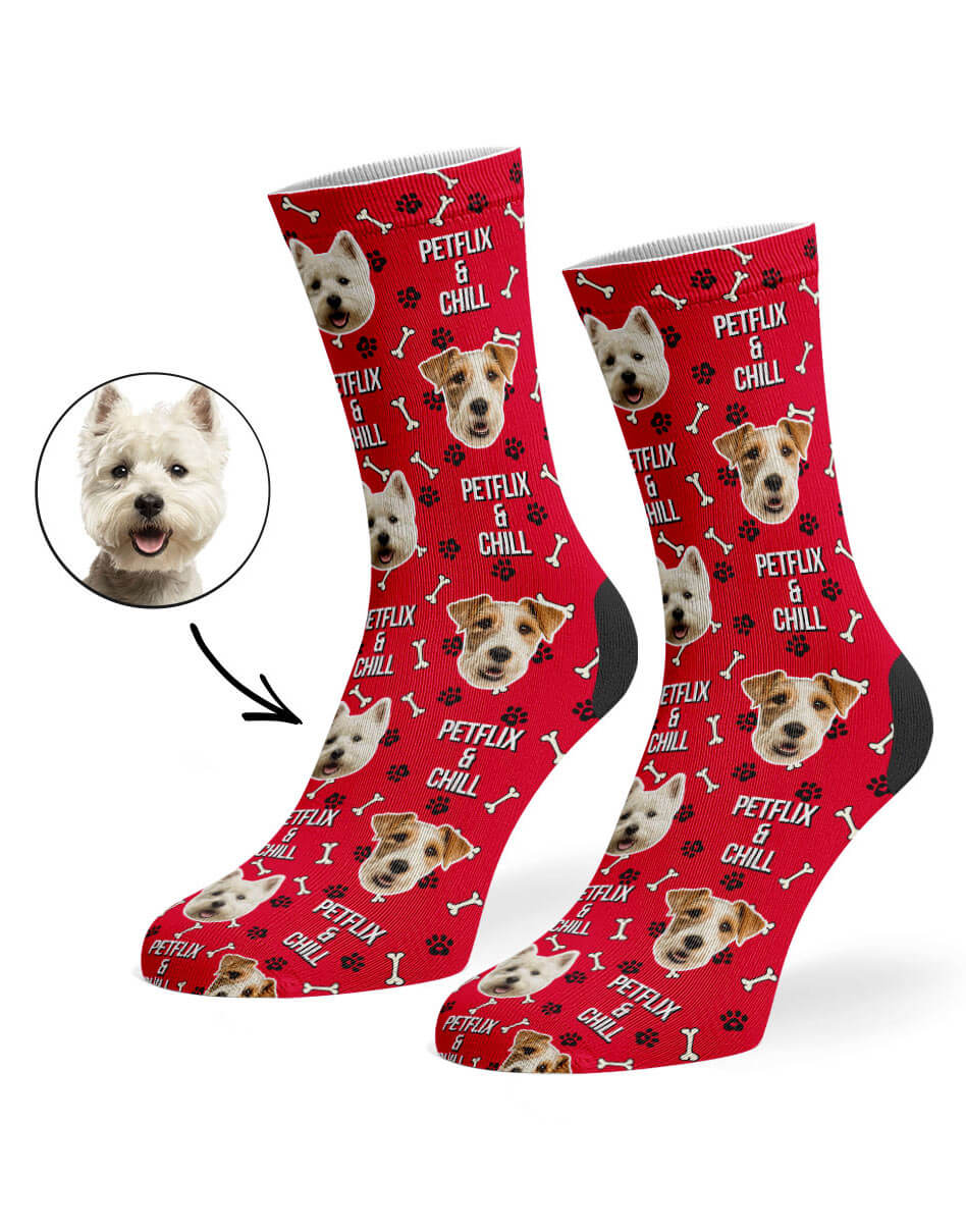 Petflix and Chill Socks